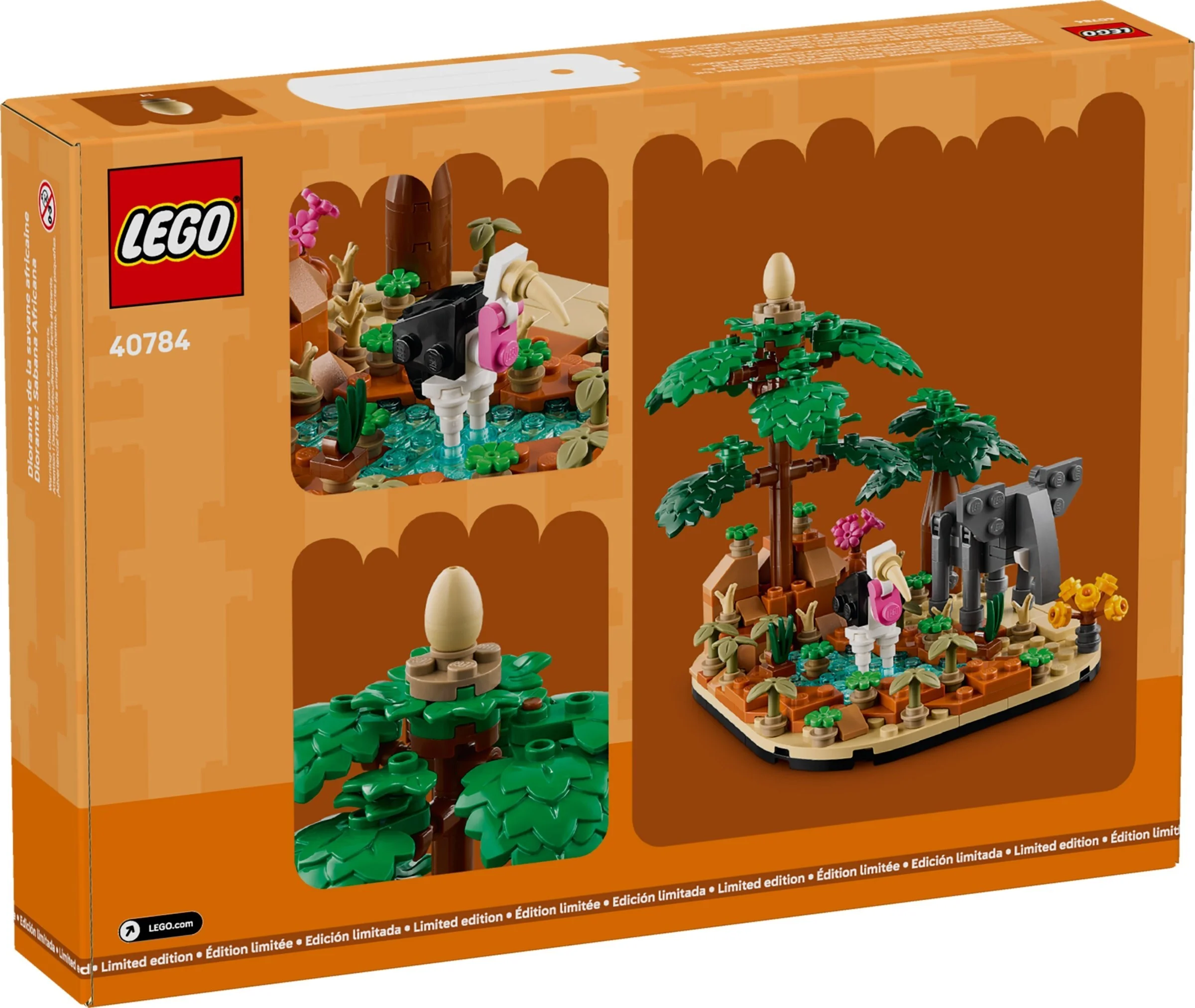 LEGO® 40784 Lego Diorama z afrykańską sawanną - zdjęcie 3