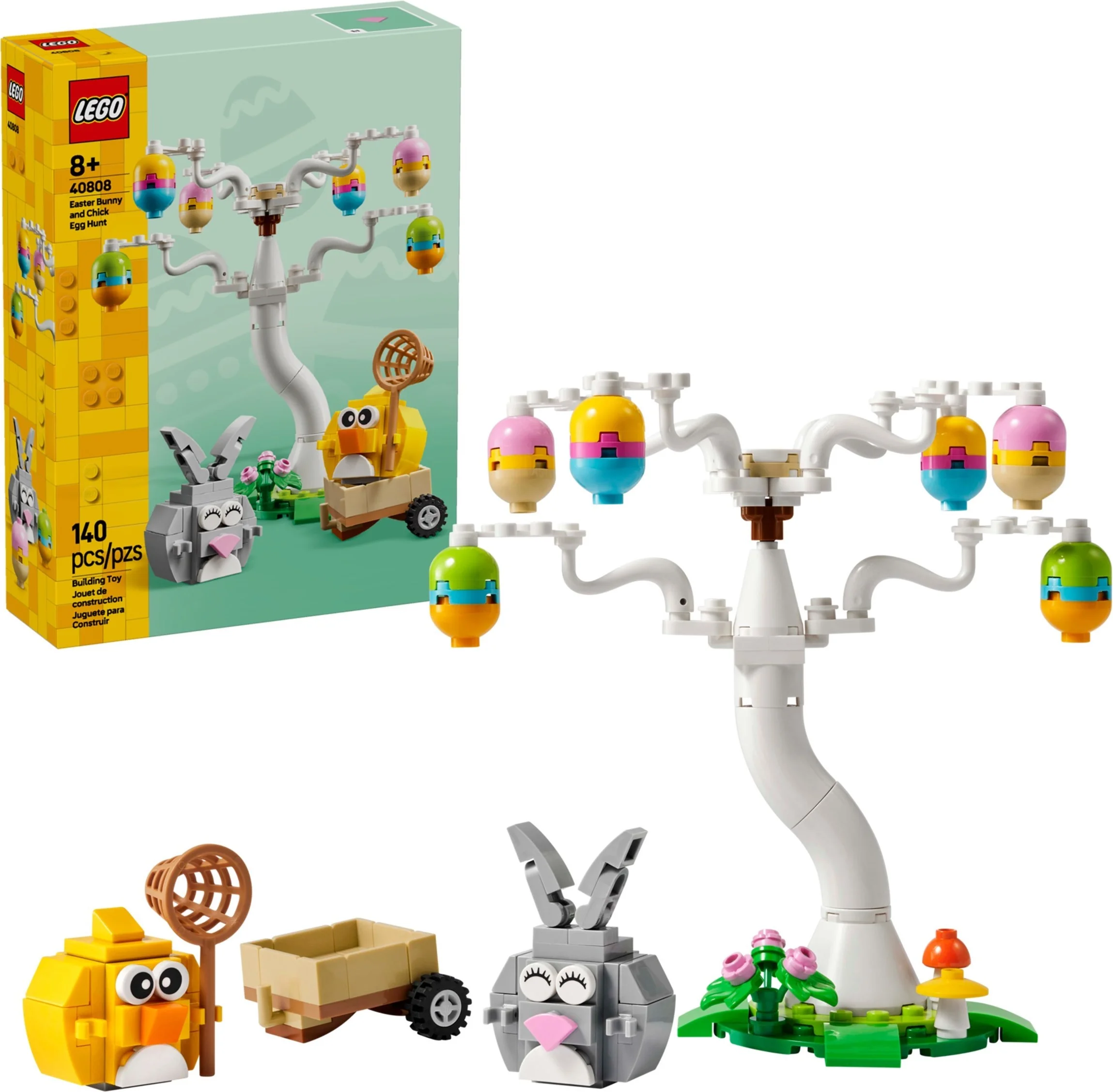 LEGO® 40808 LEGO Iconic Poszukiwanie pisanek z zajączkiem i kurczaczkiem
