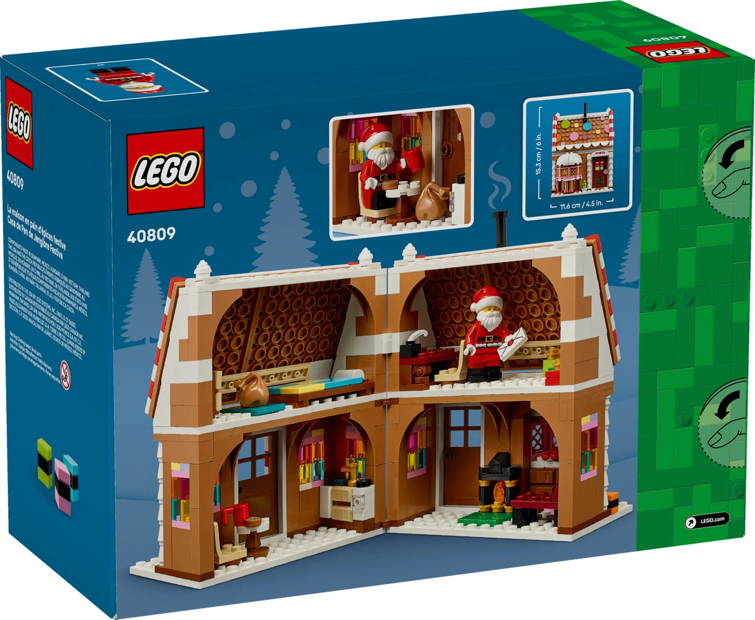 LEGO® 40809 Świąteczna chatka z piernika