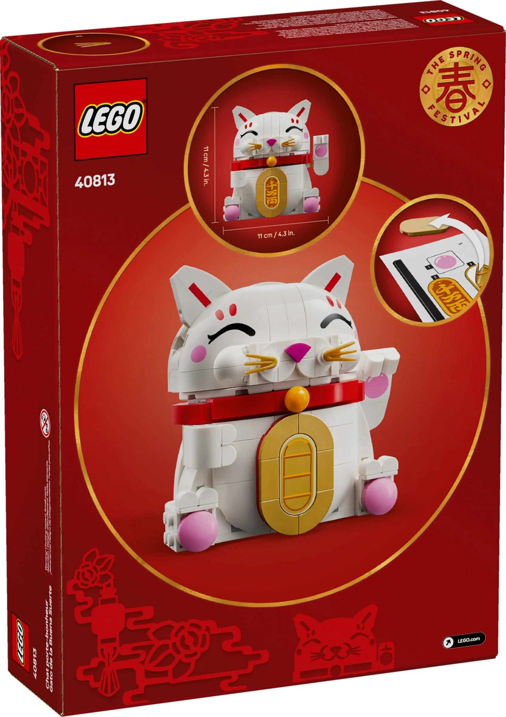 LEGO® 40813 Iconic Japoński Kot Szczęścia - zdjęcie 2