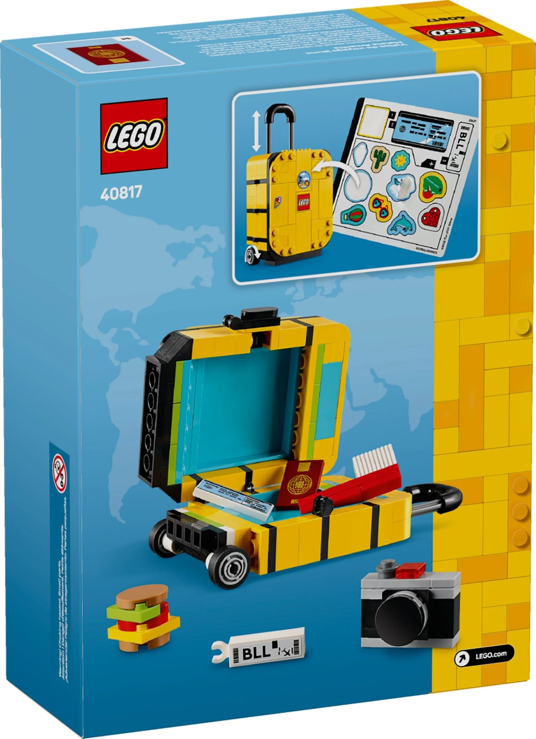 LEGO® 40817 Lego Żółta walizka podróżna - zdjęcie 2
