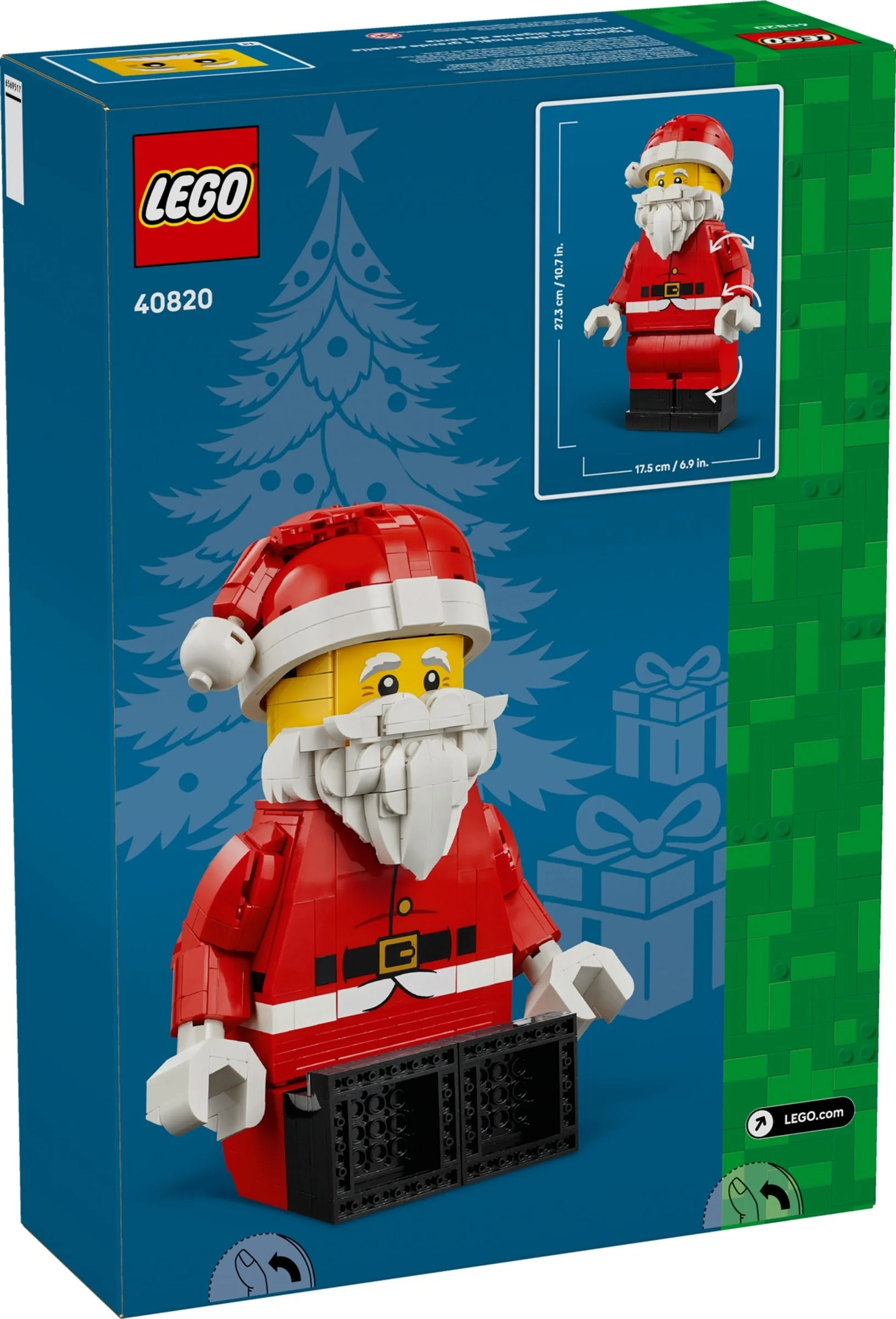 LEGO® 40820 Zestaw oświetlenia do Lego Powiększona minifigurka Świętego Mikołaja # - zdjęcie 2