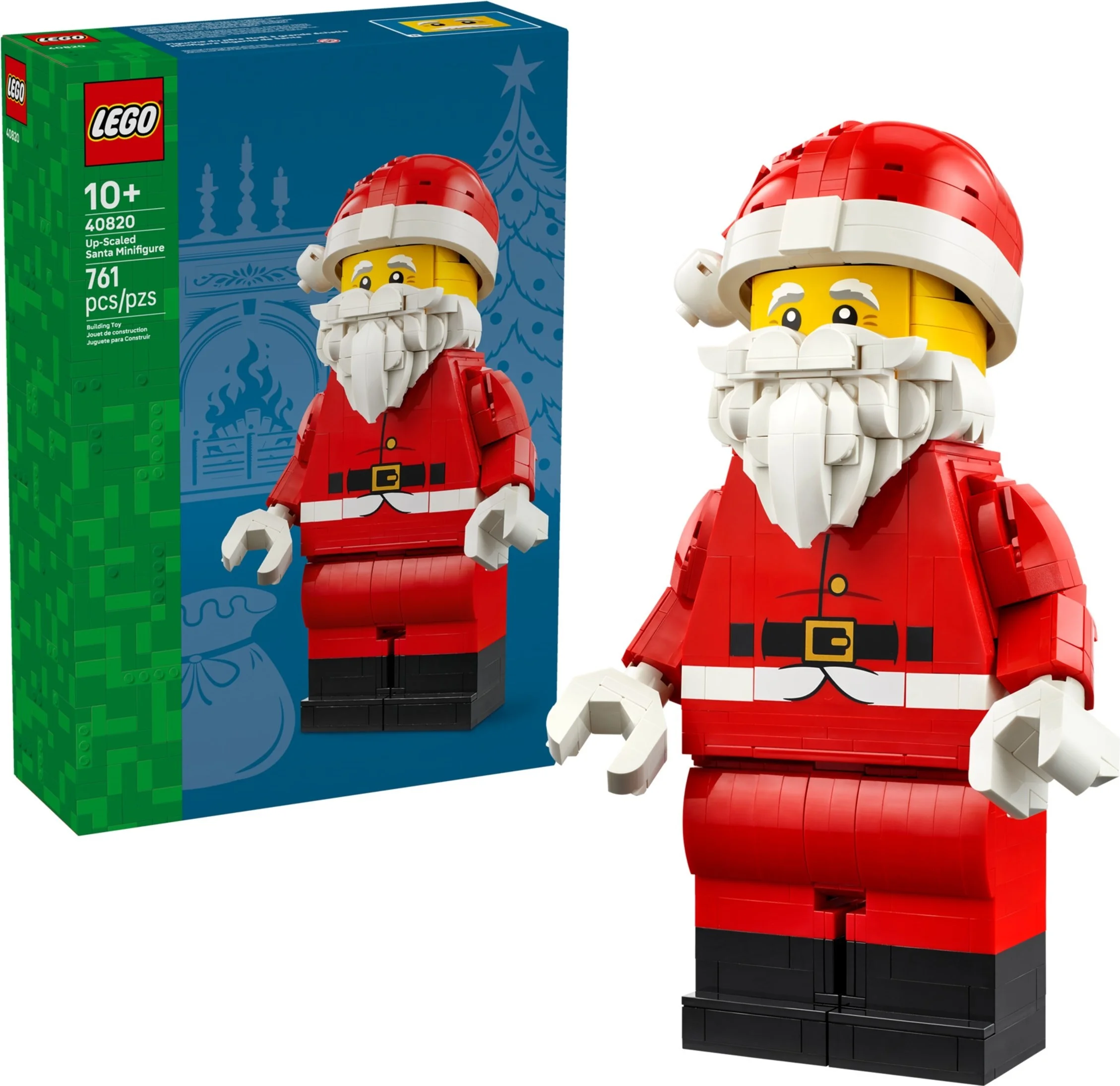LEGO® 40820 Zestaw oświetlenia do Lego Powiększona minifigurka Świętego Mikołaja # - zdjęcie 4