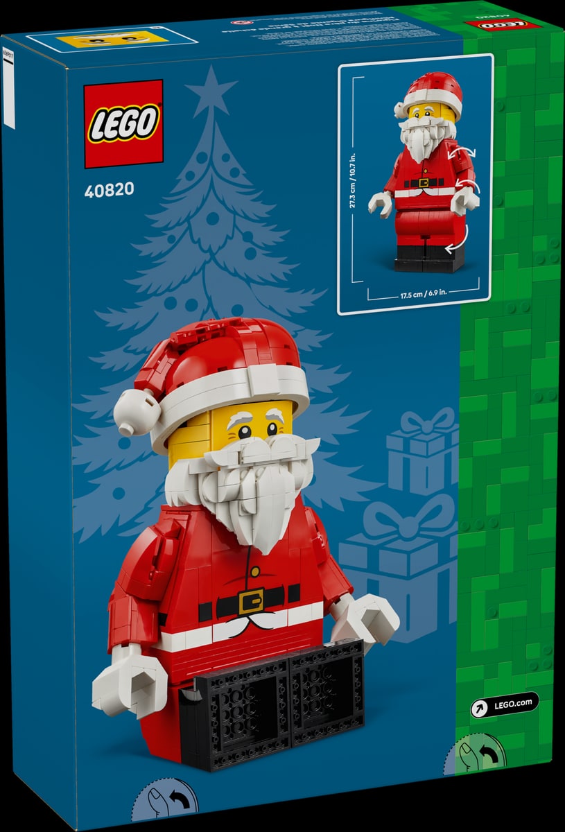 LEGO® 40820 Powiększona minifigurka Świętego Mikołaja - zdjęcie 6
