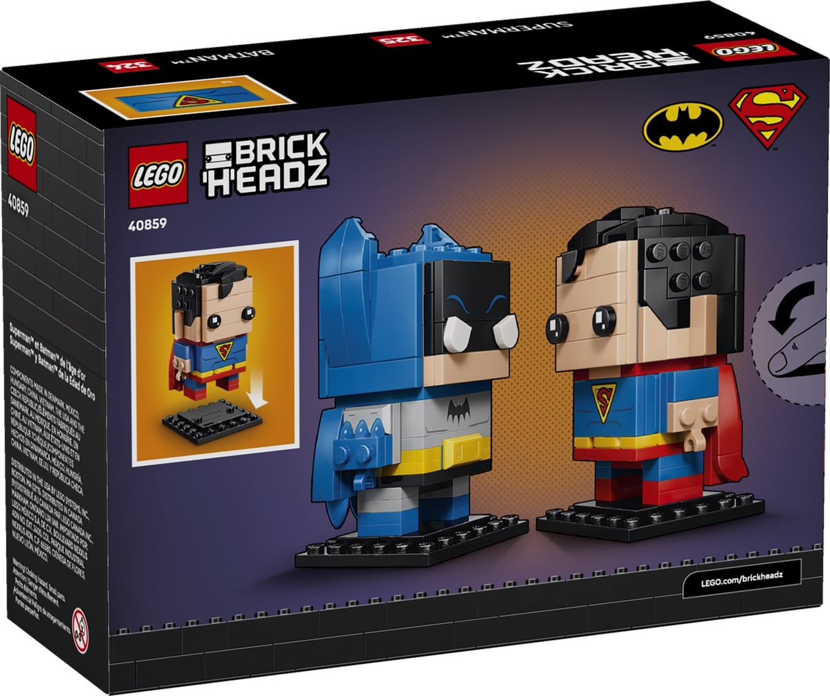 LEGO® 40859 Figurki Supermana i Batmana ze Złotej Ery - zdjęcie 12