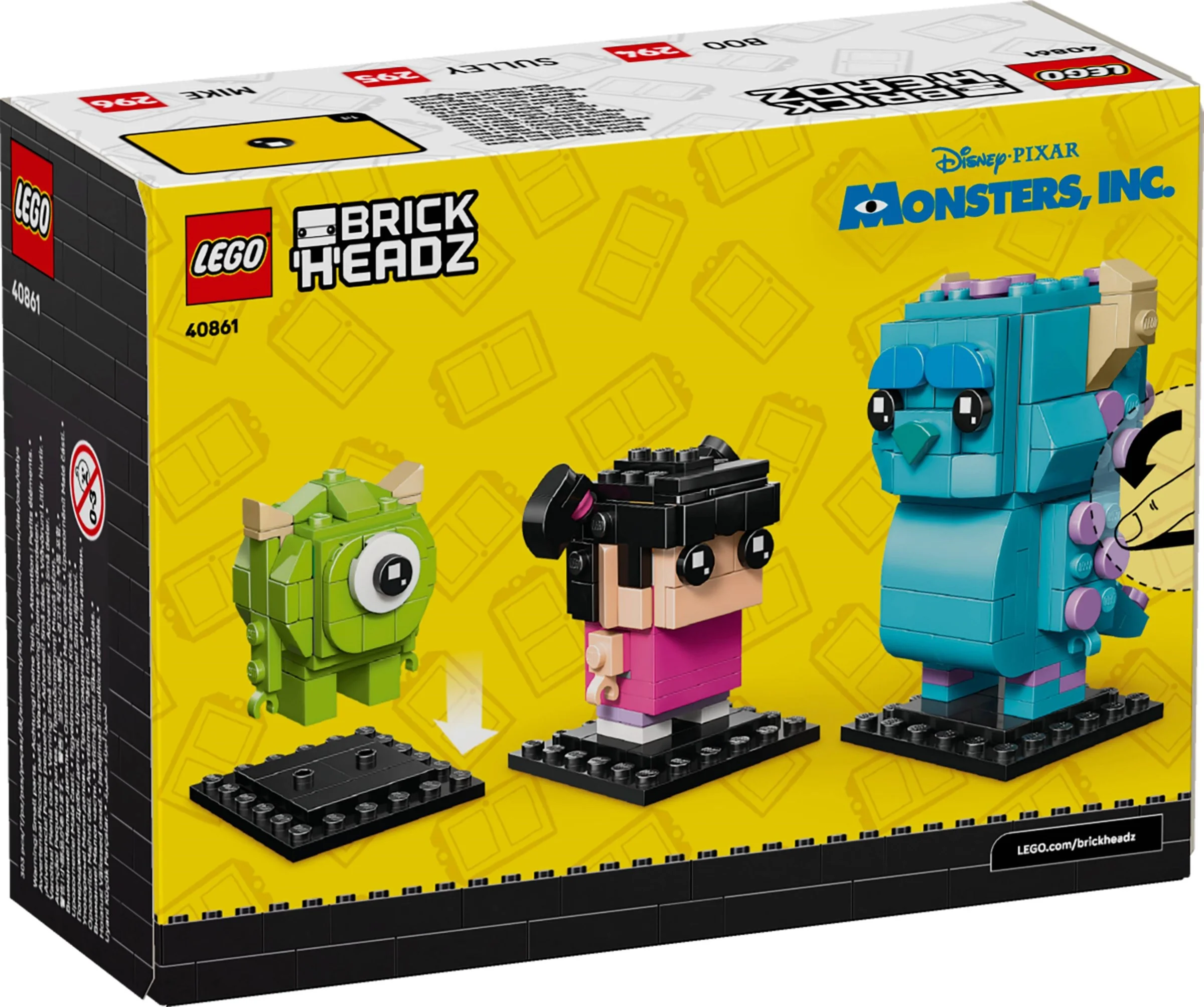 LEGO® 40861 Figurki Sulley, Mike, Boo Potwory i Spółka 10+ - zdjęcie 3