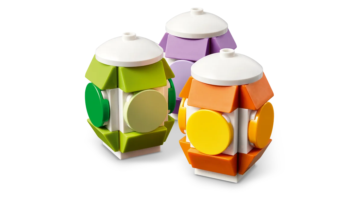 LEGO® 40863 Wielkanocny Kosz z Pisankami Wiosenny Zestaw z Króliczkiem - zdjęcie 3