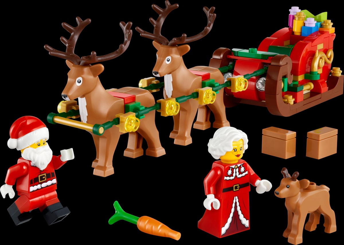 LEGO® 40866 Gwiazdkowa przygoda Mikołaja na saniach - zdjęcie 1