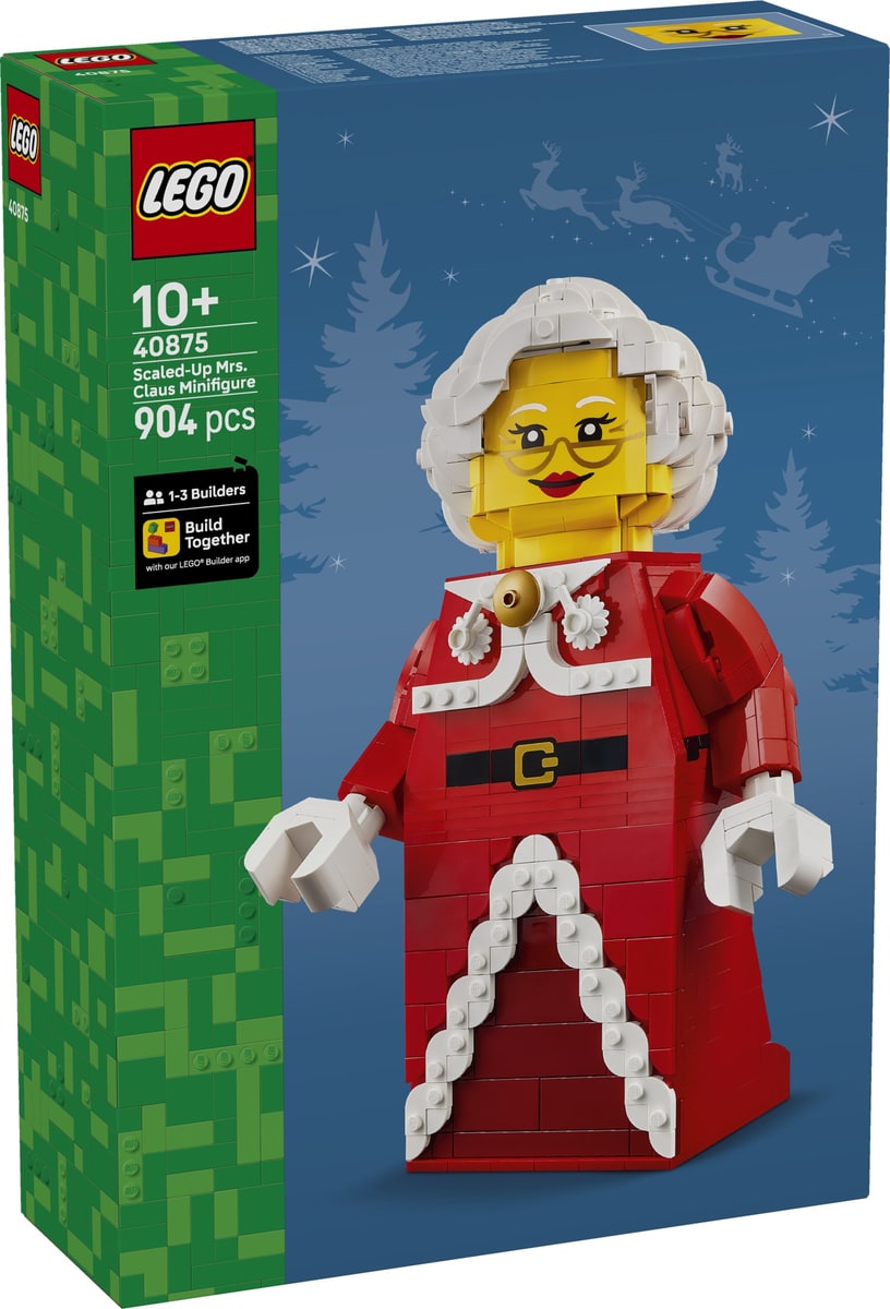 LEGO® 40875 Powiększona minifigurka Pani Mikołajowej - zdjęcie 2