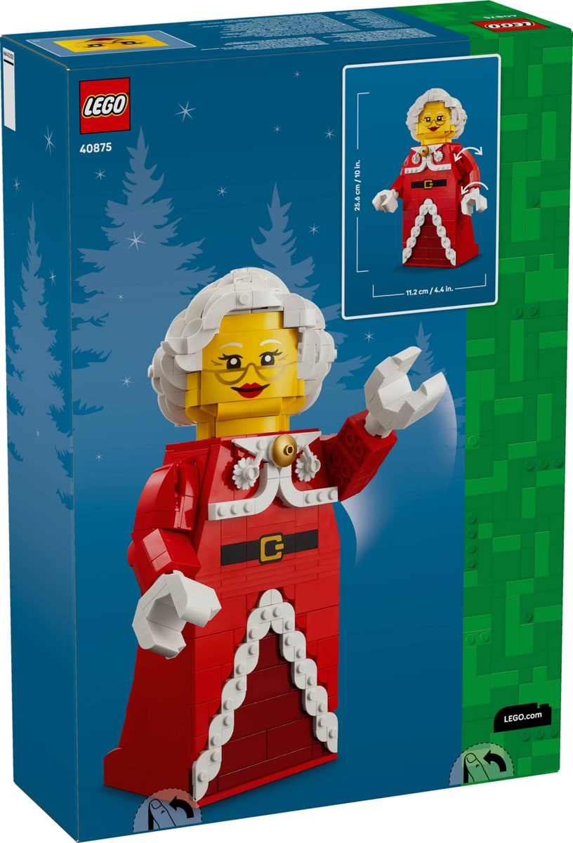 LEGO® 40875 Powiększona minifigurka Pani Mikołajowej - zdjęcie 3