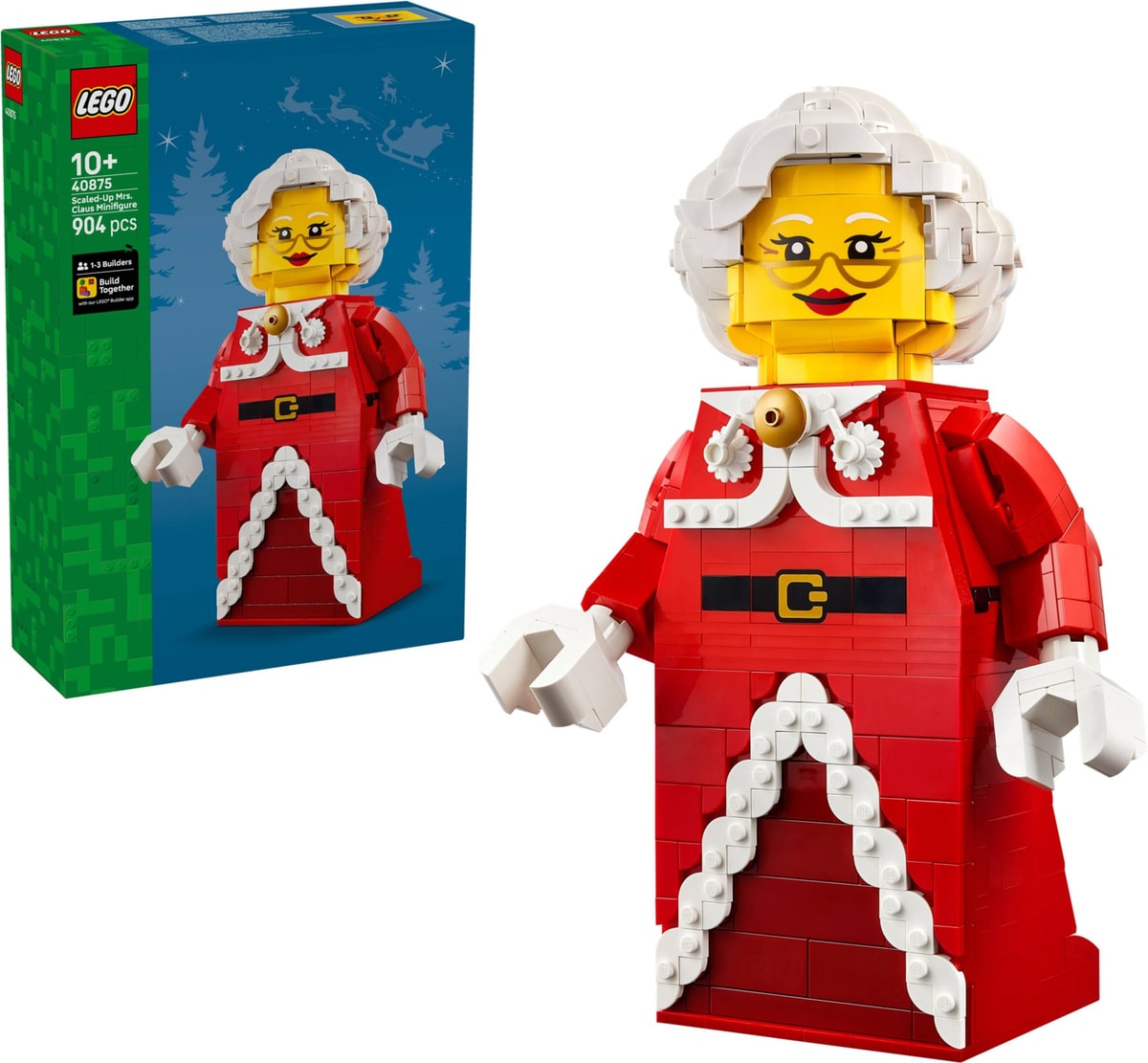 LEGO® 40875 Powiększona minifigurka Pani Mikołajowej - zdjęcie 4
