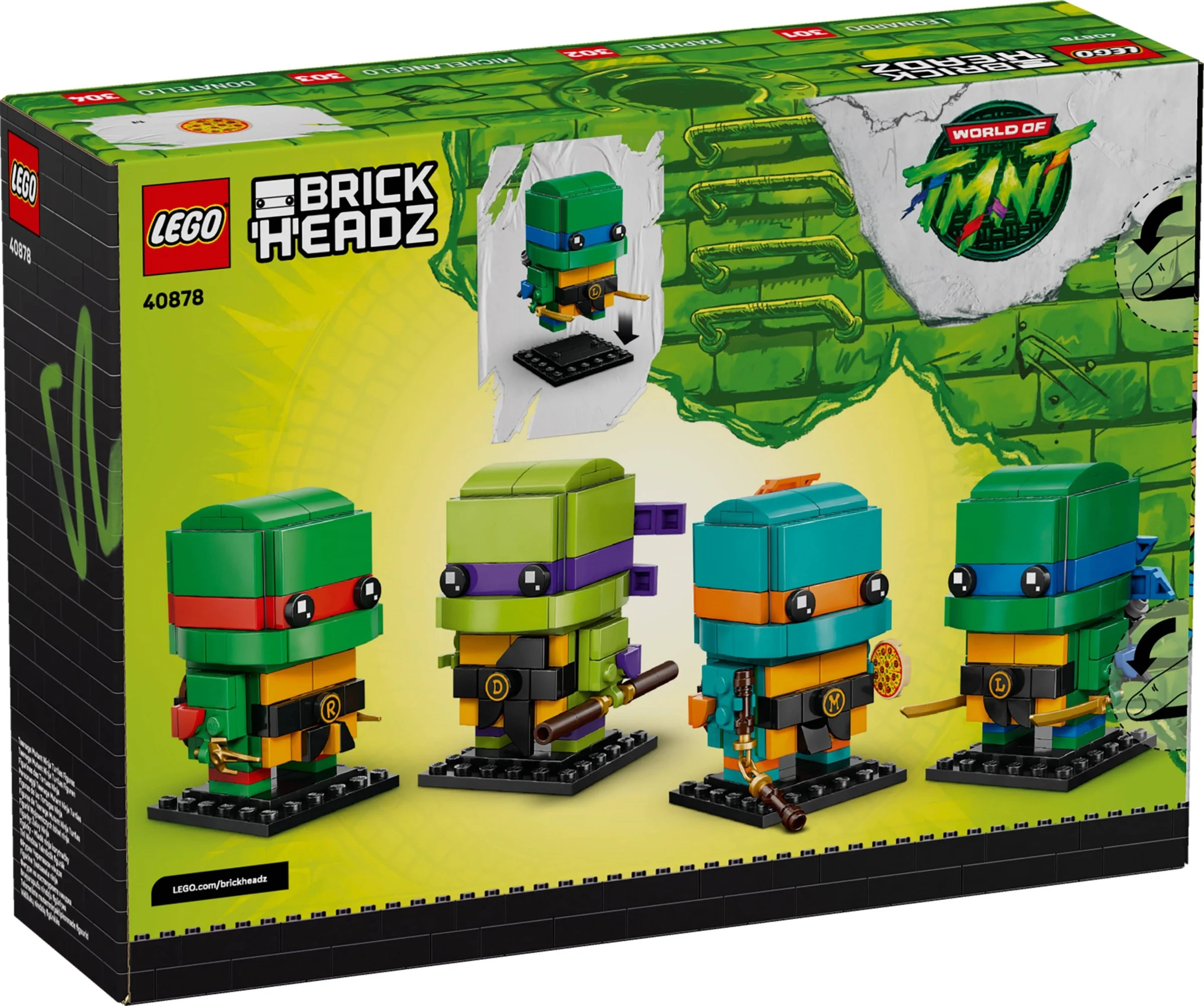 LEGO® 40878 Teenage Mutant Ninja Turtles Figures - zdjęcie 3