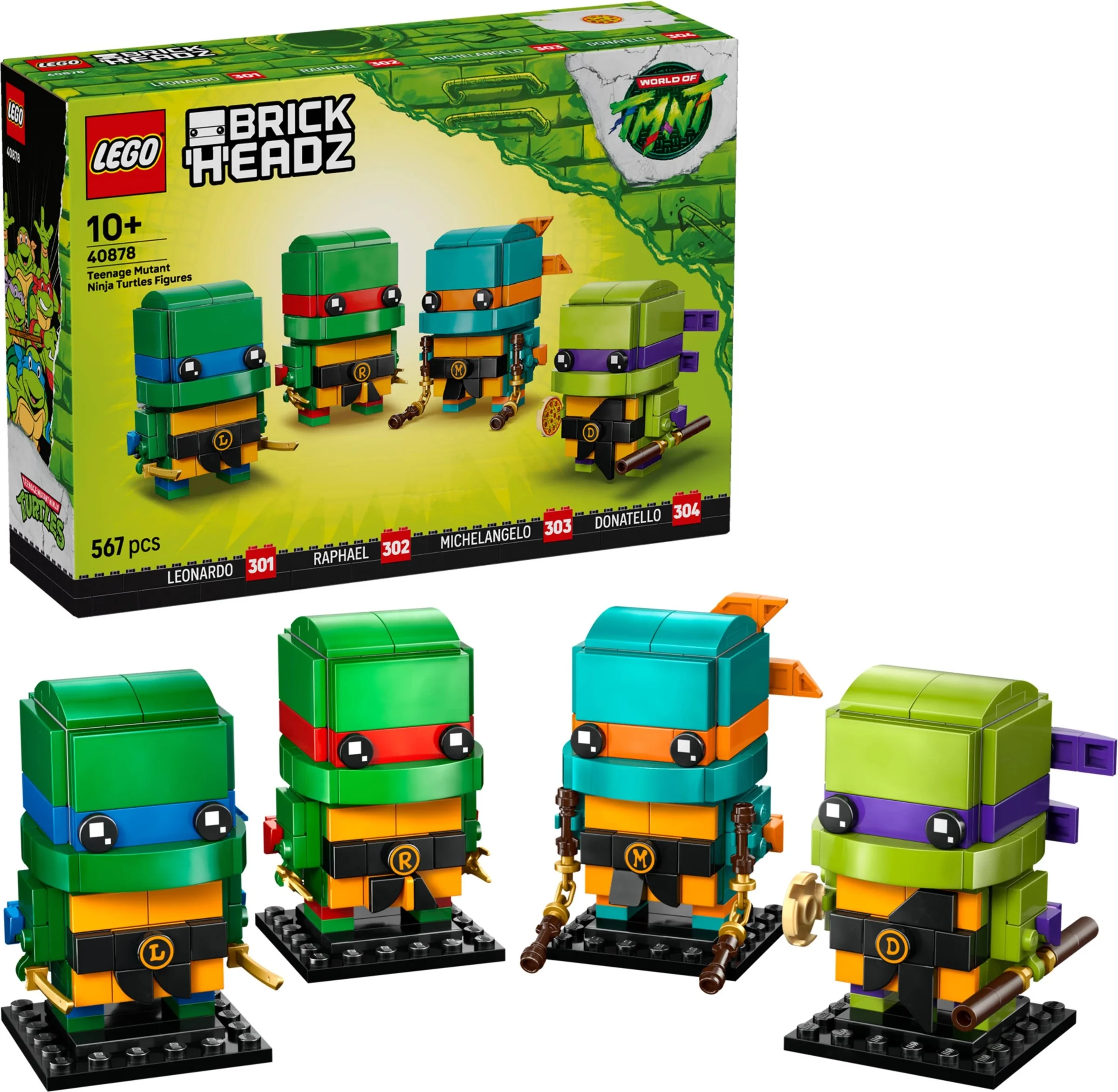 LEGO® 40878 Teenage Mutant Ninja Turtles Figures