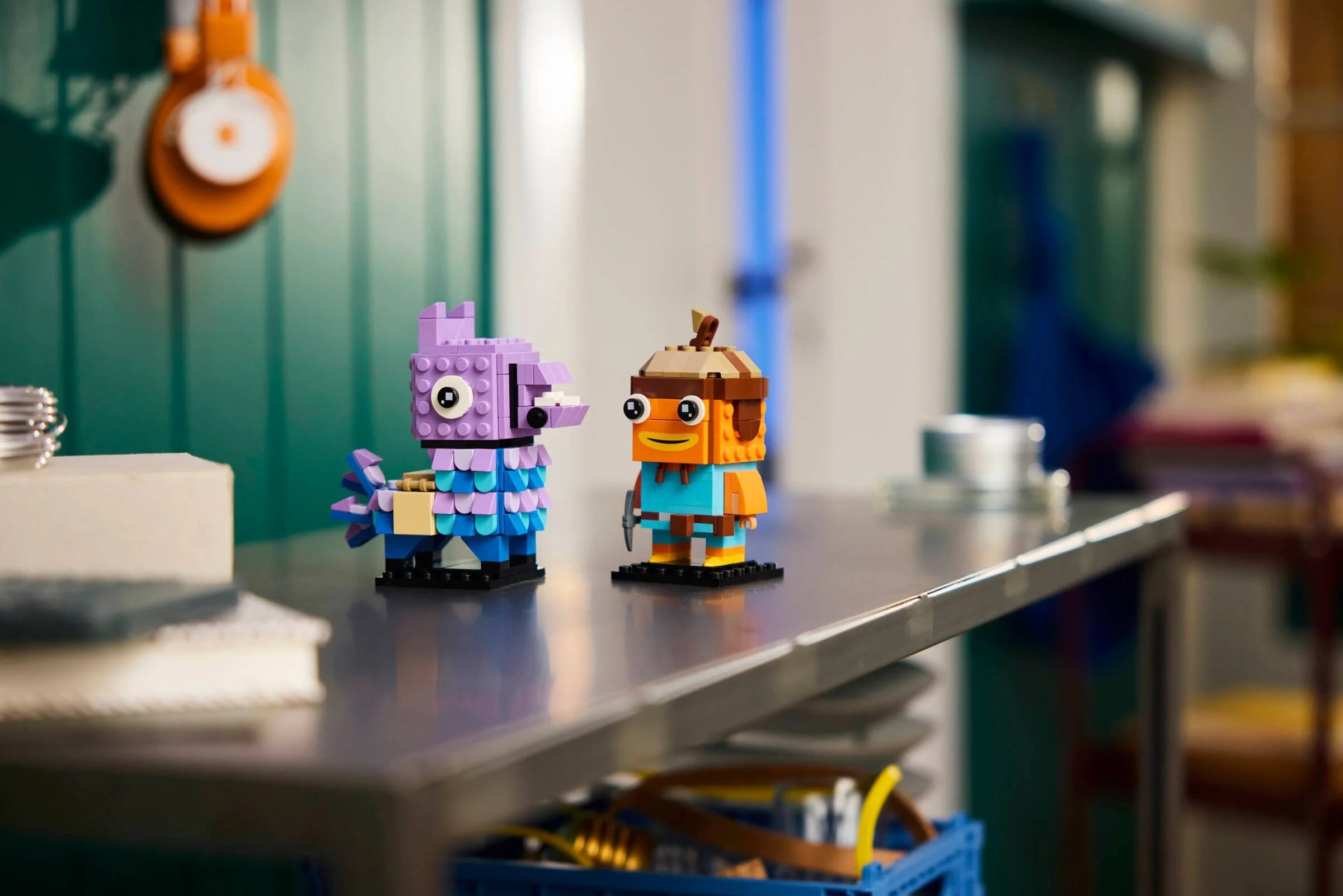 LEGO® 40881 Lego BrickHeadz Lama Zaopatrzeniowa i Palucha Rybnego figurki - zdjęcie 5