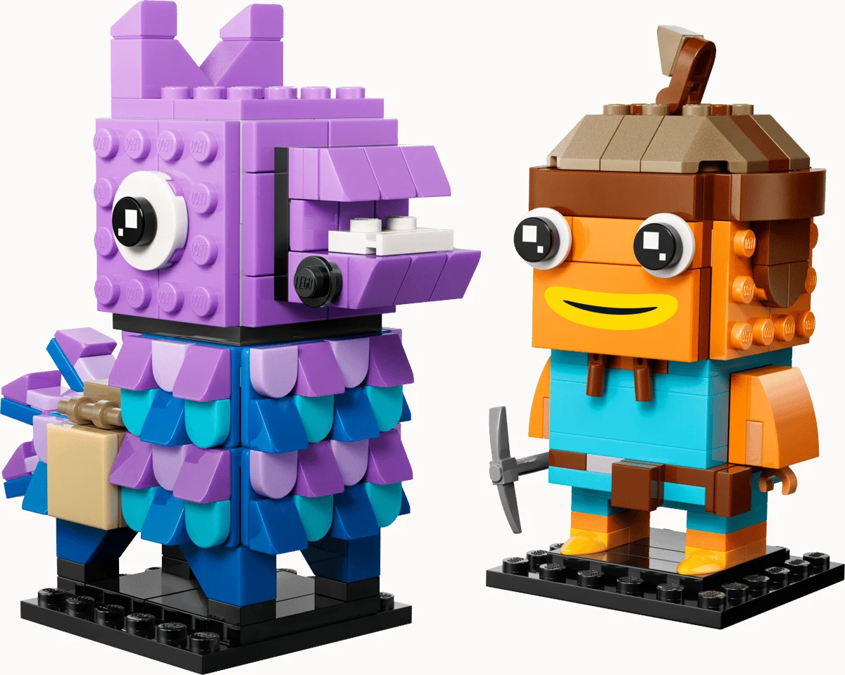 LEGO® 40881 Lego BrickHeadz Lama Zaopatrzeniowa i Palucha Rybnego figurki - zdjęcie 2