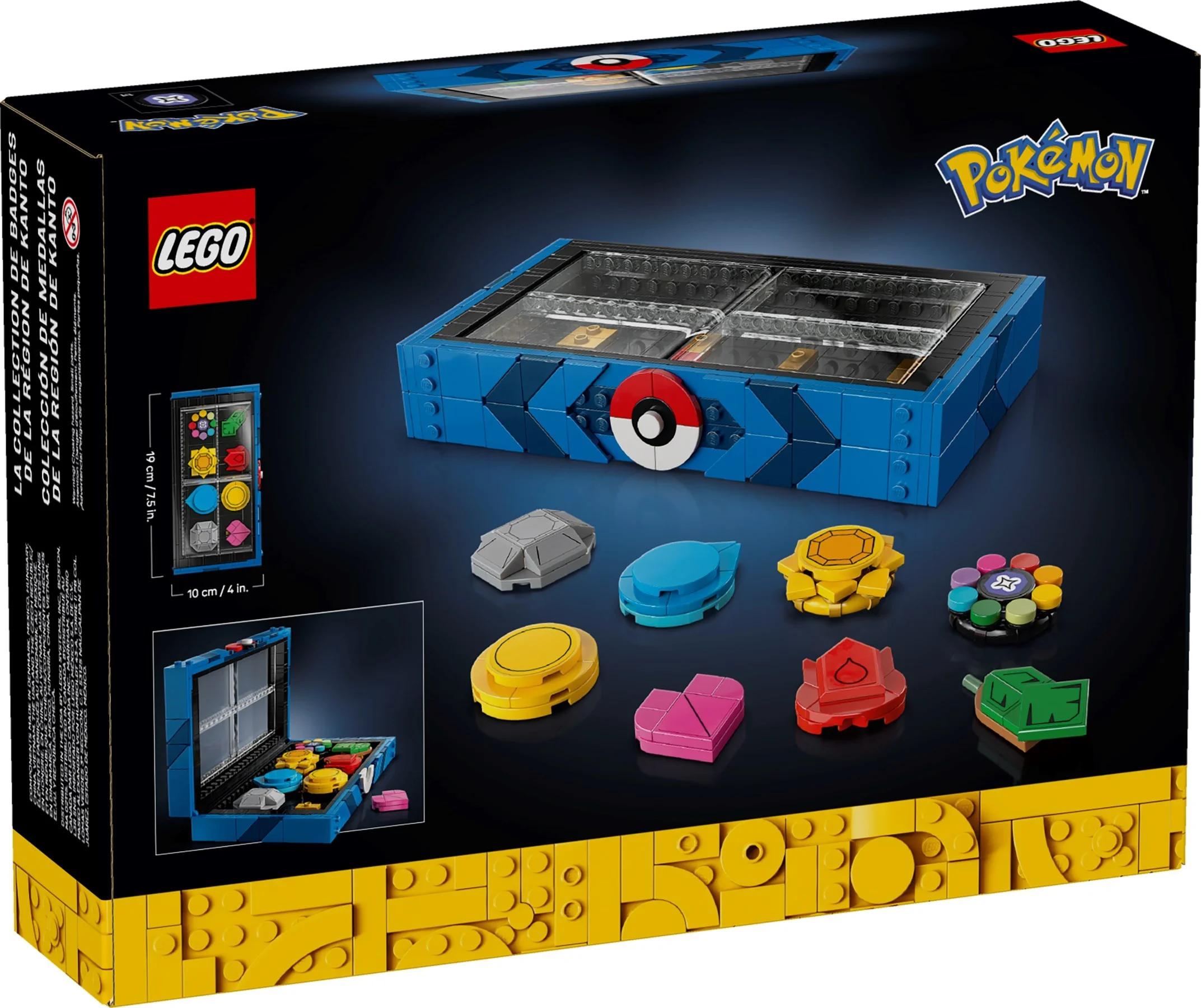 LEGO® 40892 Lego Pokemon Kolekcja odznak z regionu Kanto