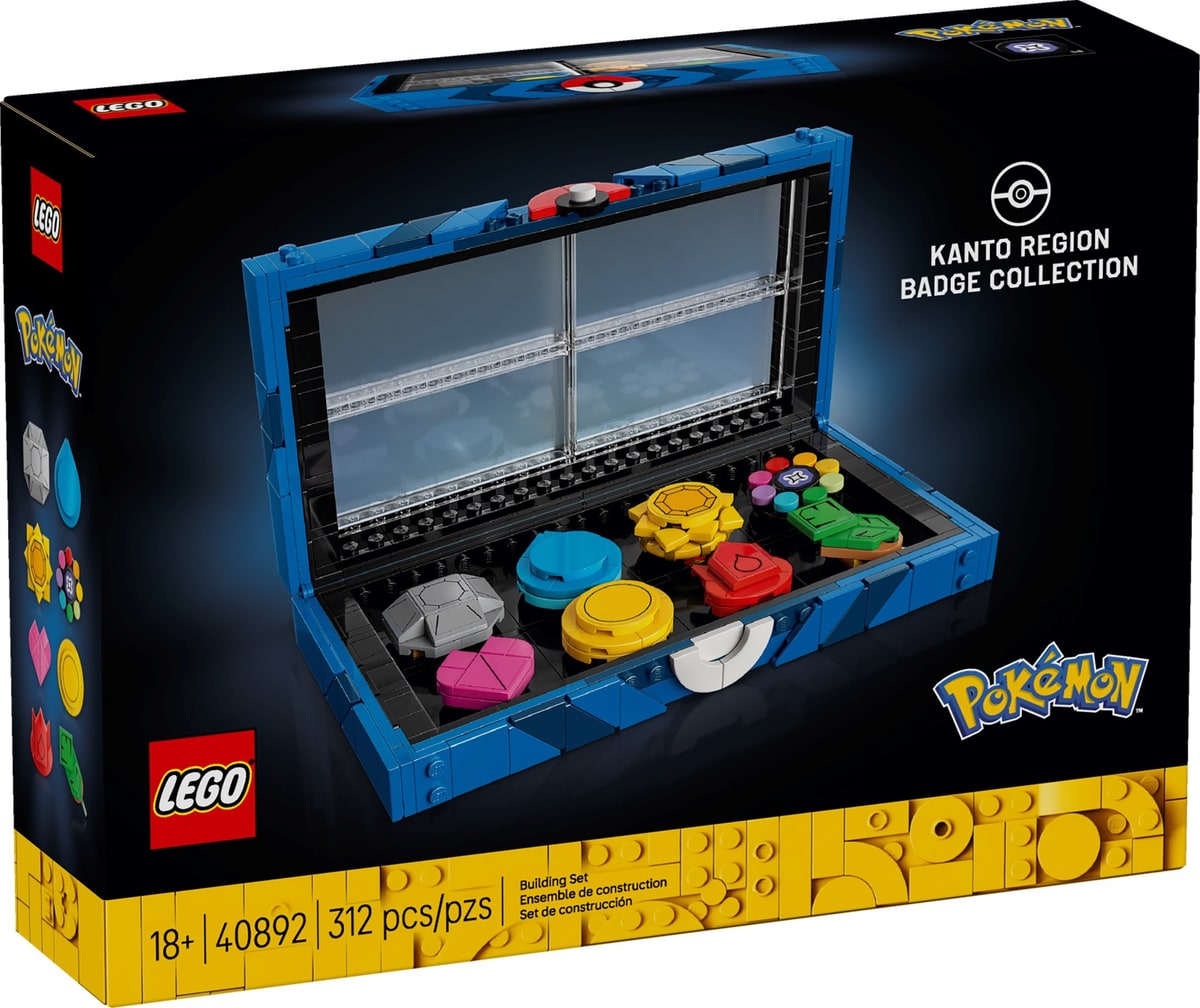 LEGO® 40892 Lego Pokemon Kolekcja odznak z regionu Kanto - zdjęcie 8