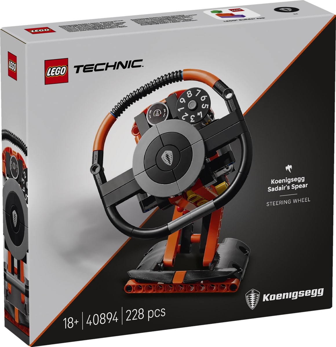 LEGO® 40894 Koenigsegg Sadair's Spear Steering Wheel - zdjęcie 1