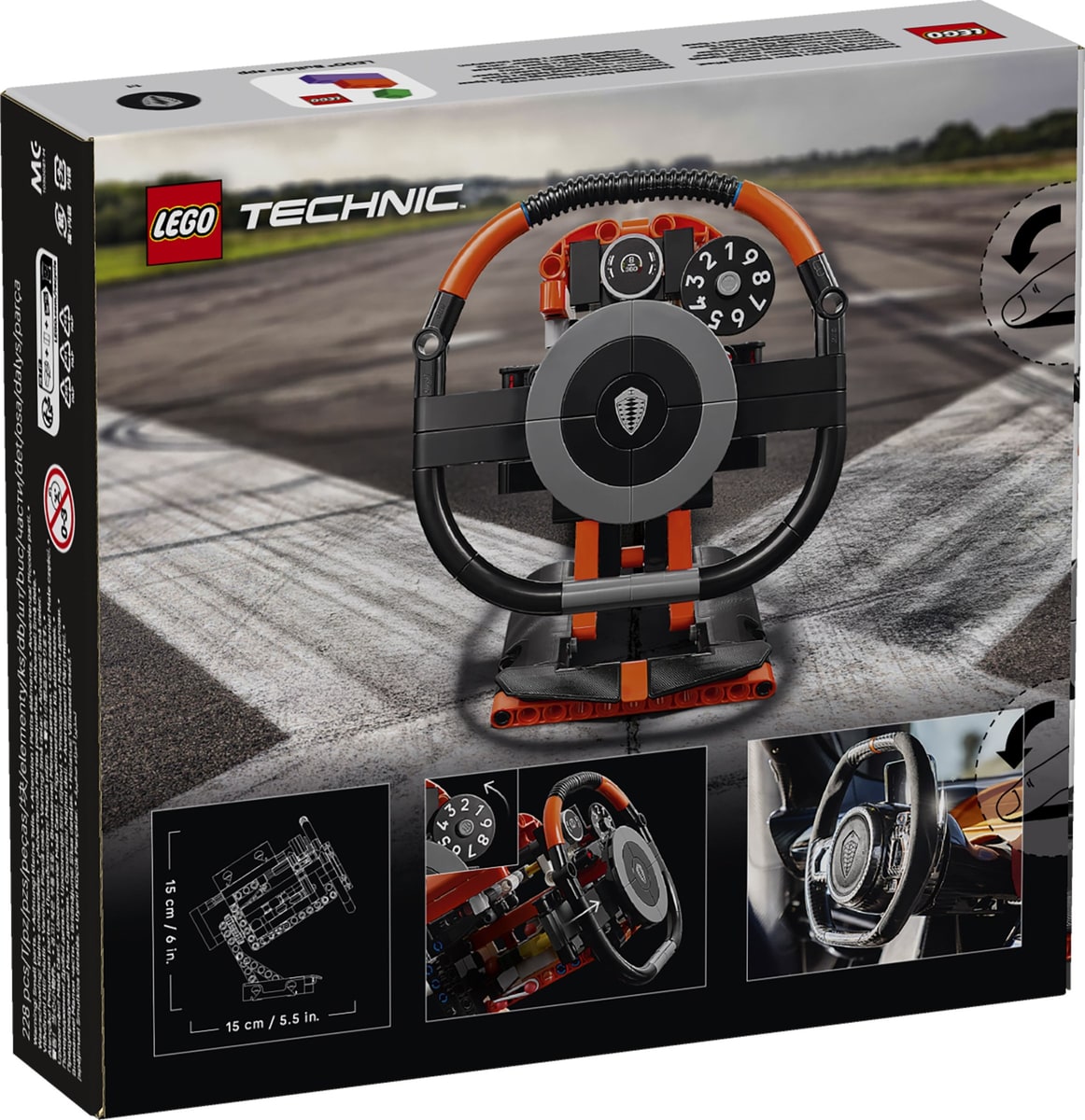 LEGO® 40894 Koenigsegg Sadair's Spear Steering Wheel - zdjęcie 2