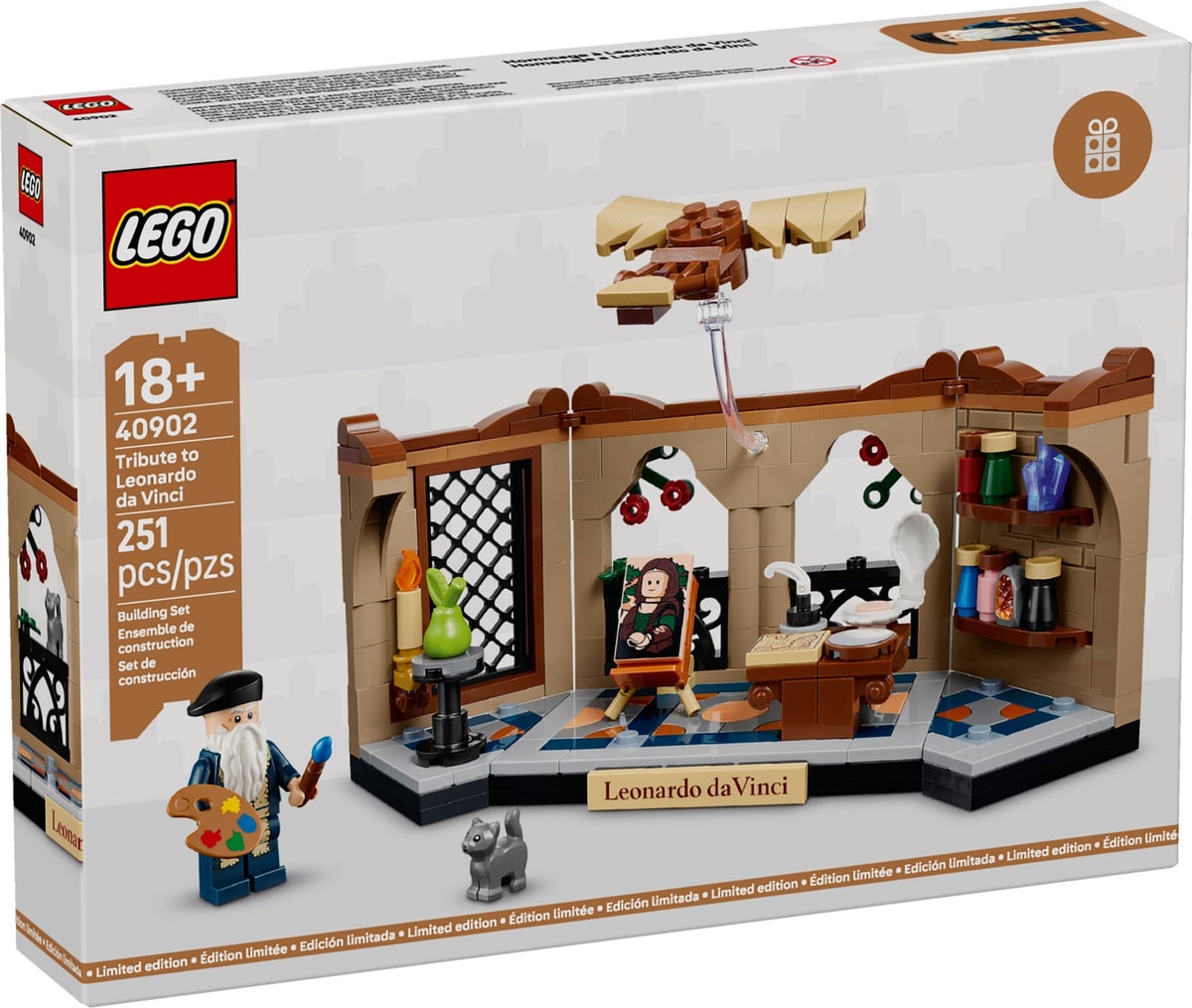 LEGO® 40902 Tribute To Leonardo Da Vinci - zdjęcie 1