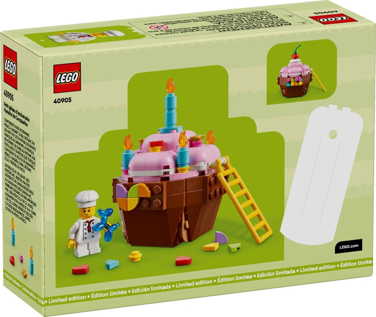 LEGO® 40905 Birthday Cupcake - zdjęcie 1