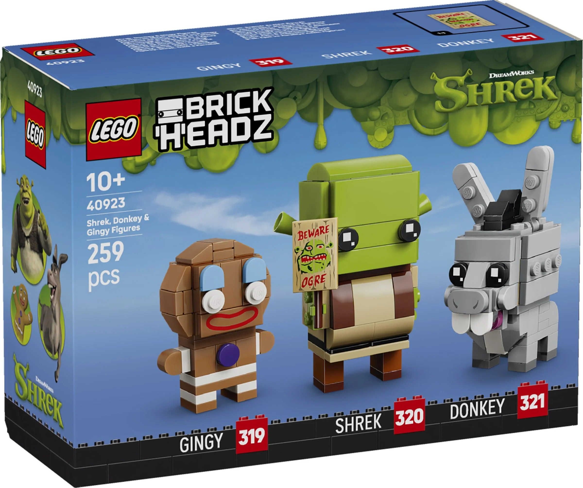 LEGO® 40923 Figurki Shreka, Osła i Ciastka - zdjęcie 1