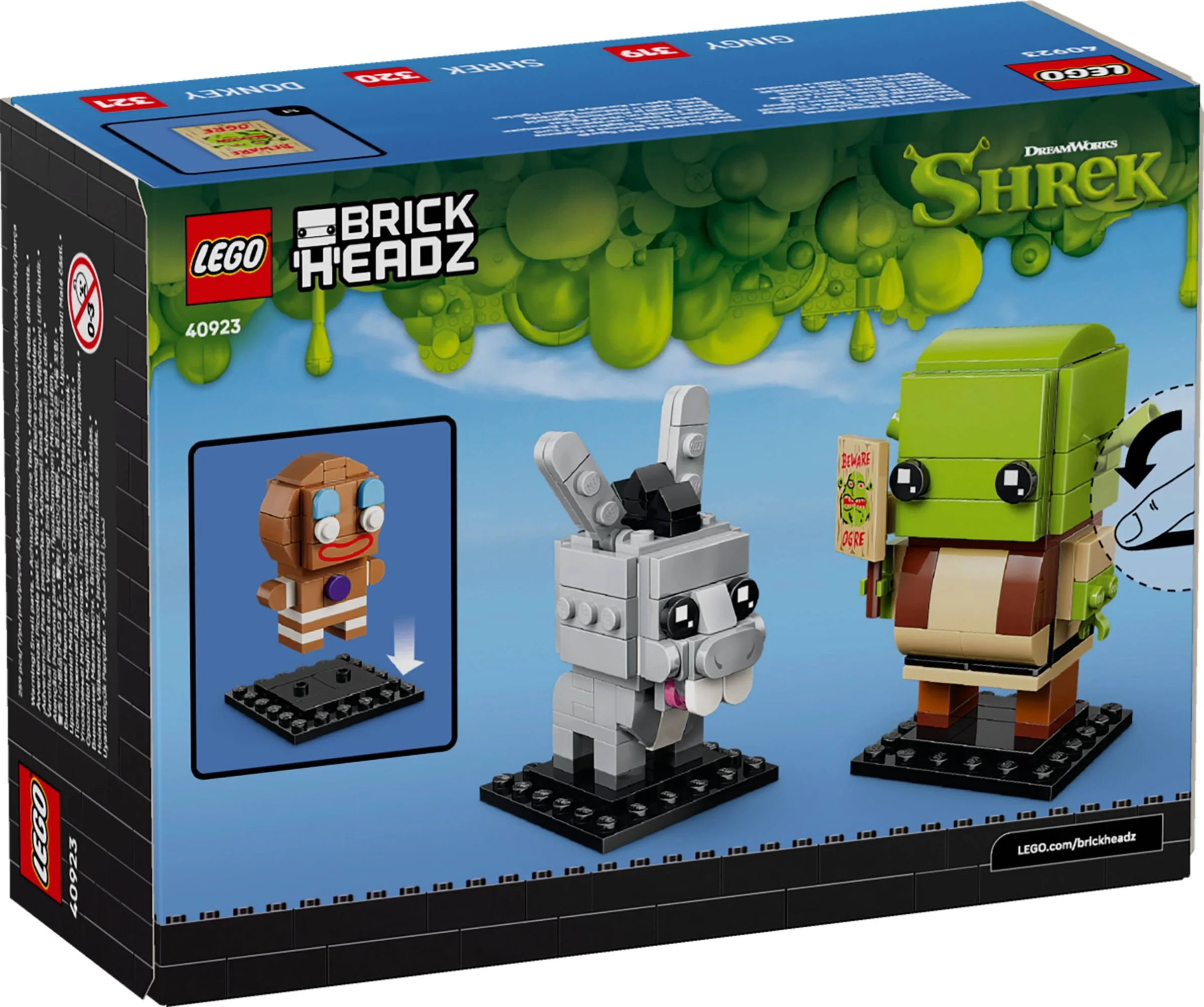 LEGO® 40923 Figurki Shreka, Osła i Ciastka - zdjęcie 2