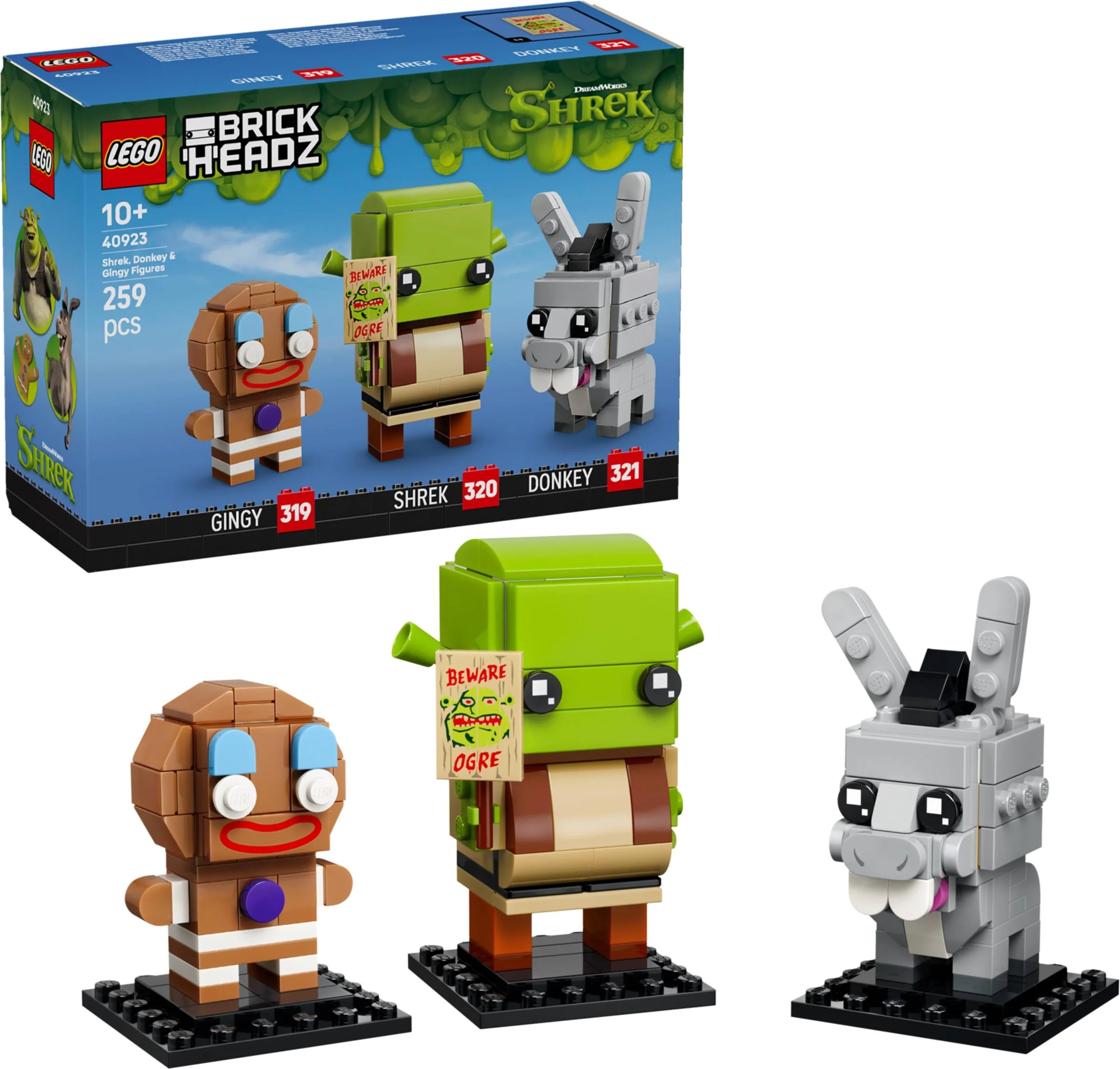 LEGO® 40923 Figurki Shreka, Osła i Ciastka - zdjęcie 3