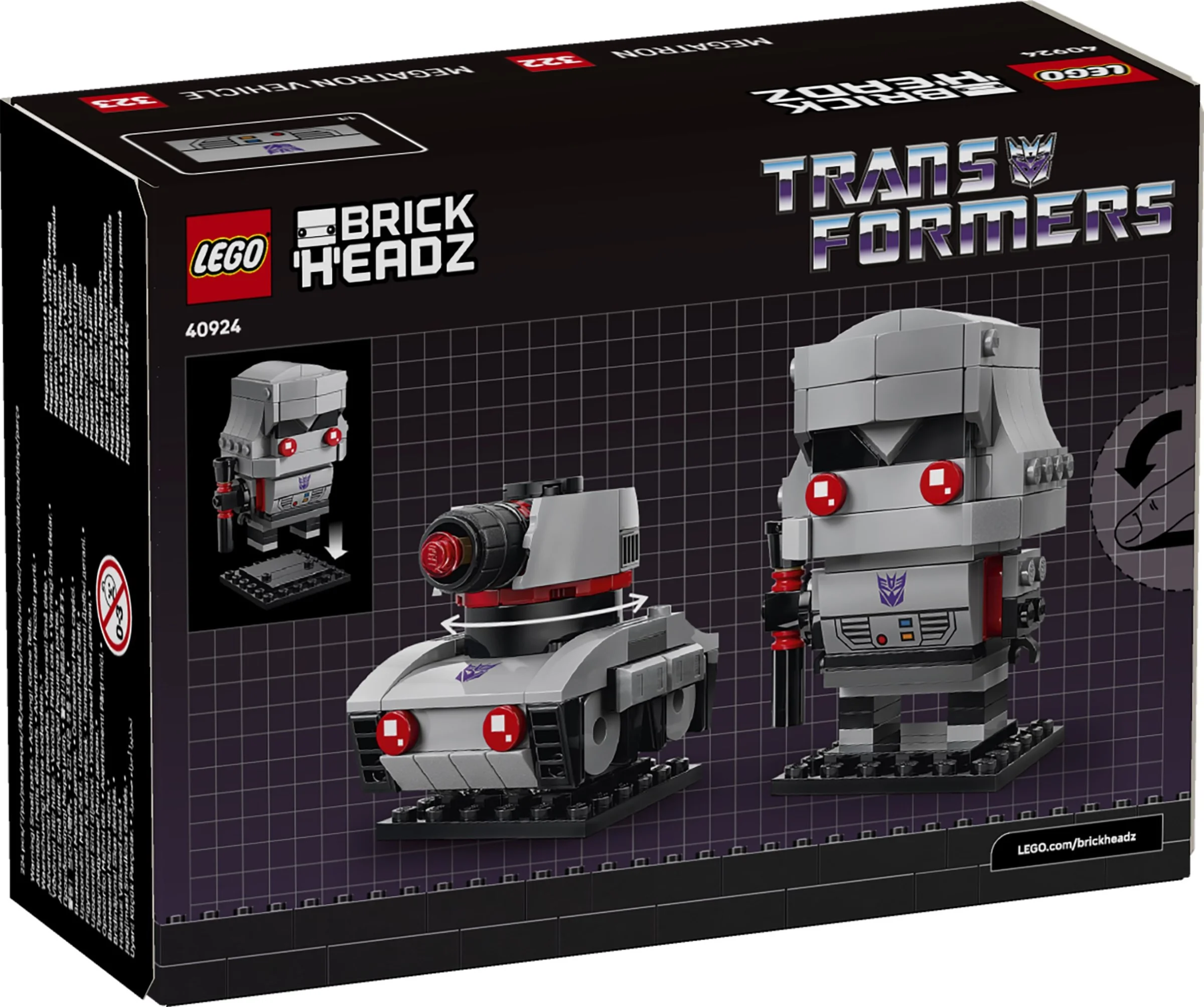 LEGO® 40924 Megatron jako robot i pojazd - zdjęcie 1