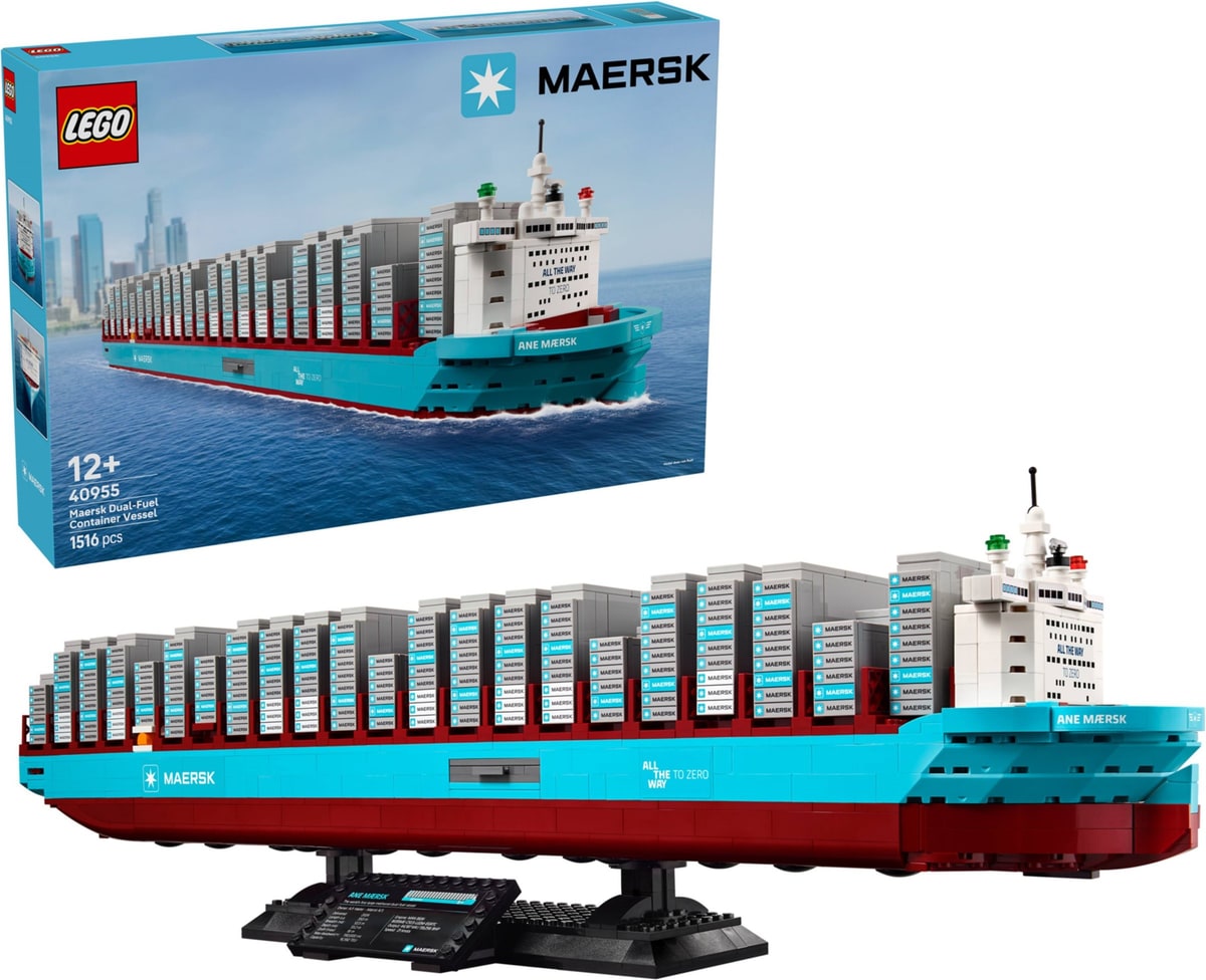 LEGO® 40955 Kontenerowiec z Napędem Dual-Fuel Maersk - zdjęcie 4