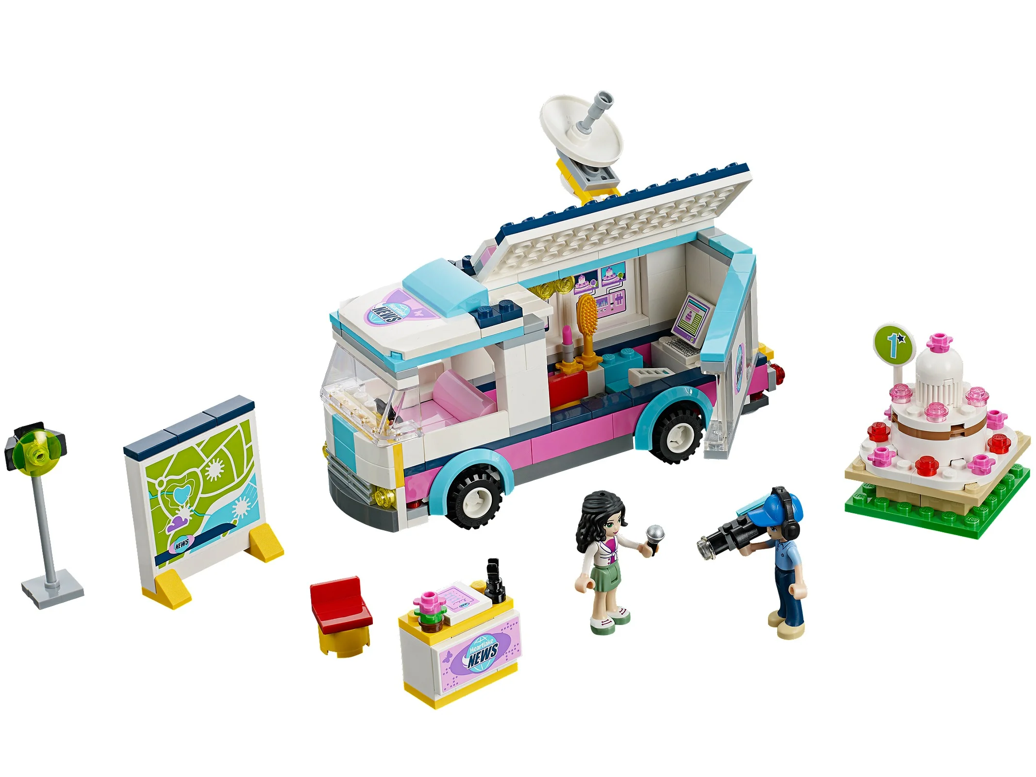 LEGO® 41056 Wóz Telewizyjny w Heartlake City - zdjęcie 4