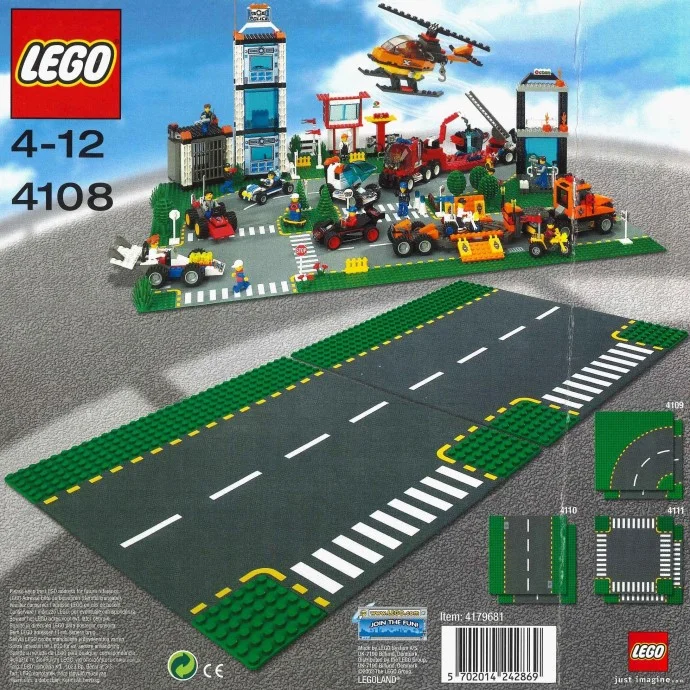 LEGO® 4108 Road Plates, Junction - zdjęcie 1