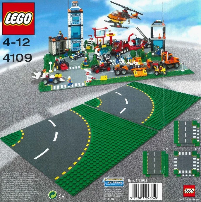 LEGO® 4109 Road Plates, Curved - zdjęcie 1