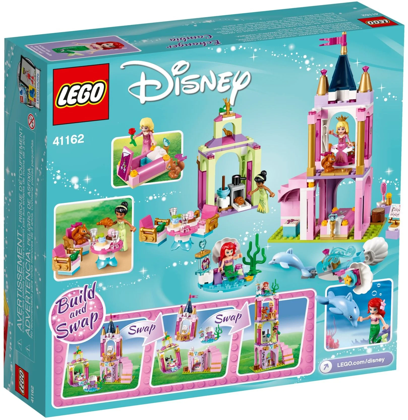 LEGO® 41162 Królewskie przyjęcie Arielki, Aurory i Tiany - zdjęcie 5