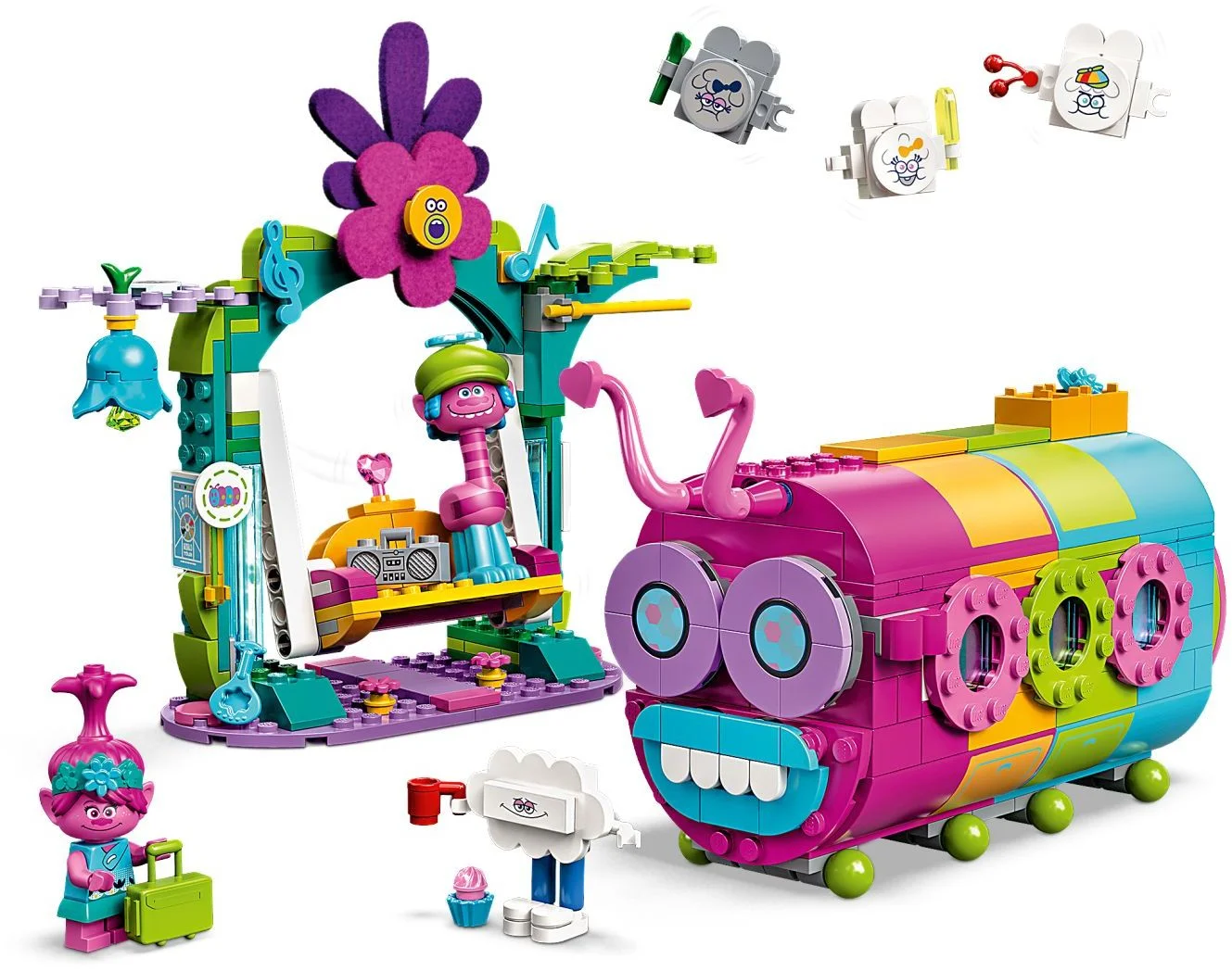 LEGO® 41256 Trolls World Tour Tęczowy gąsienicowóz Nowe - zdjęcie 3