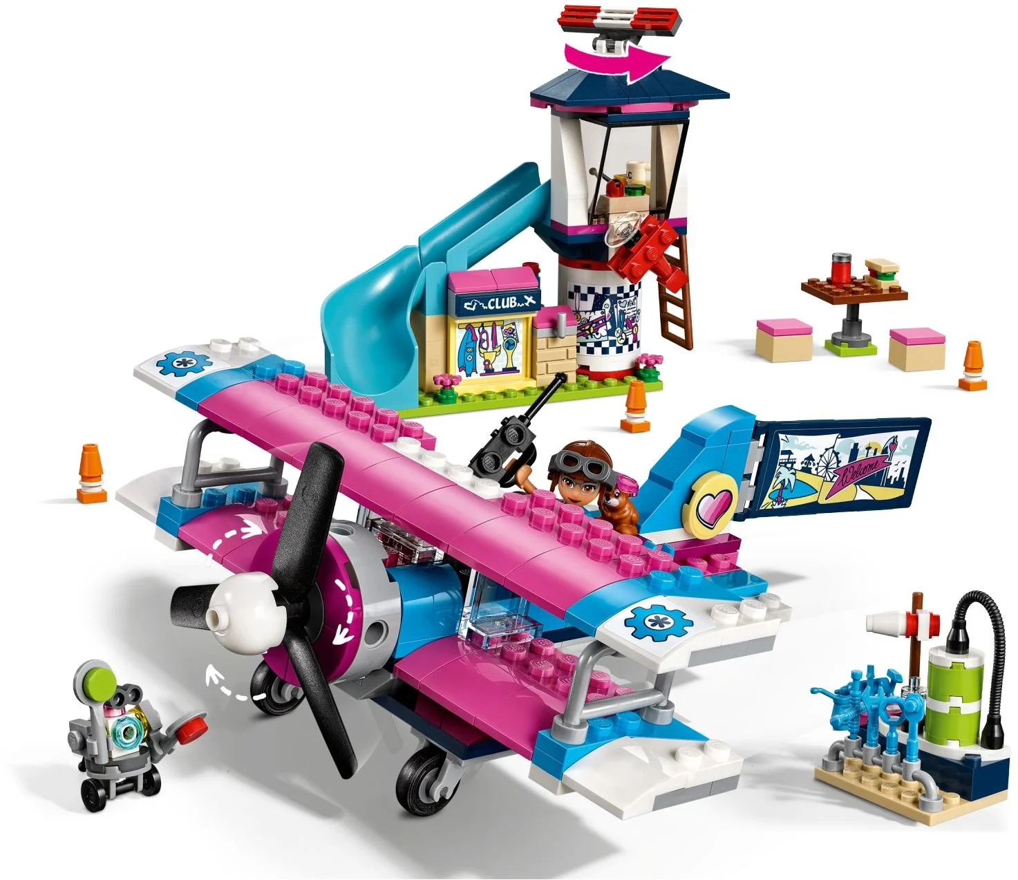 LEGO® 41343 Lot samolotem nad Miastem Heartlake - zdjęcie 3