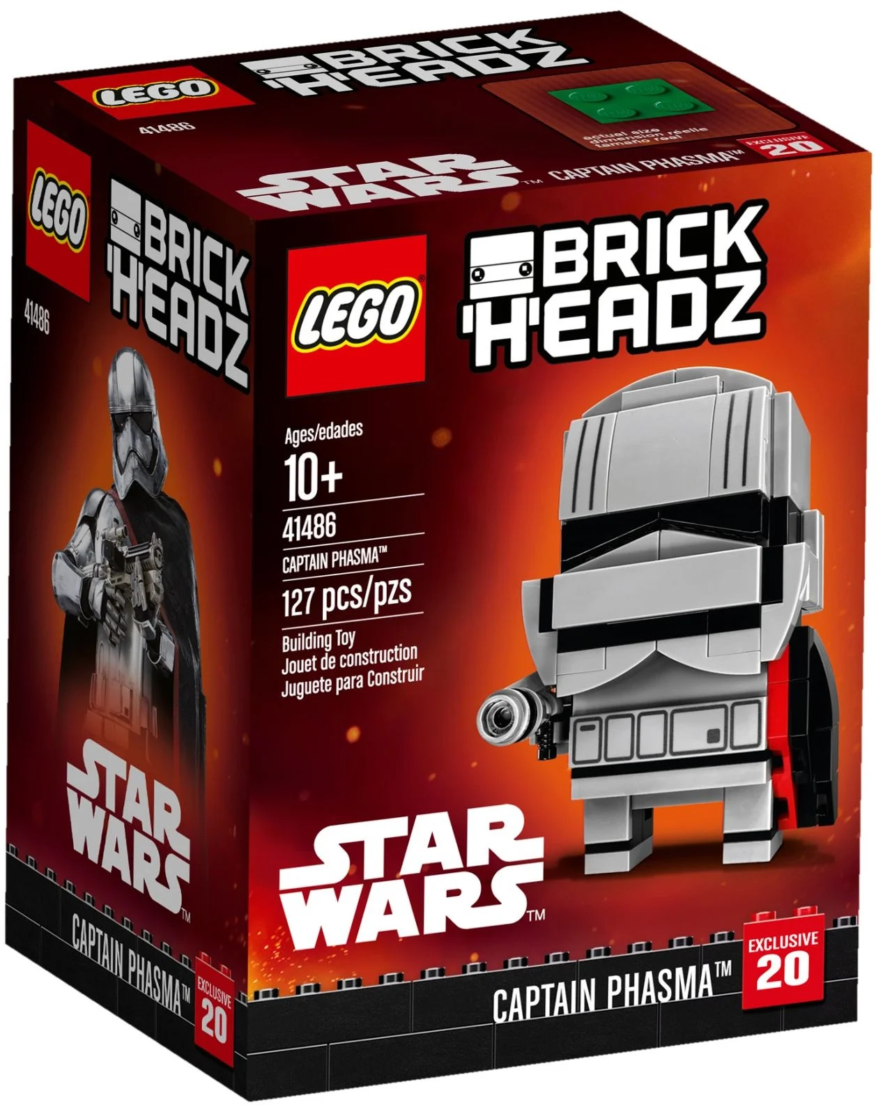 LEGO® 41486 Lego Star Wars BrickHeadz Captain Phasma Kapitan Misb - zdjęcie 2