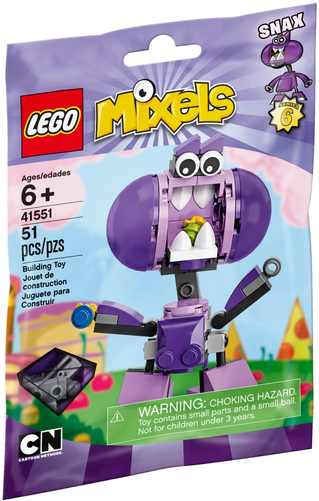 LEGO® 41551 Snax Seria 6 Unikatowa 2015 rok Nowe - zdjęcie 4
