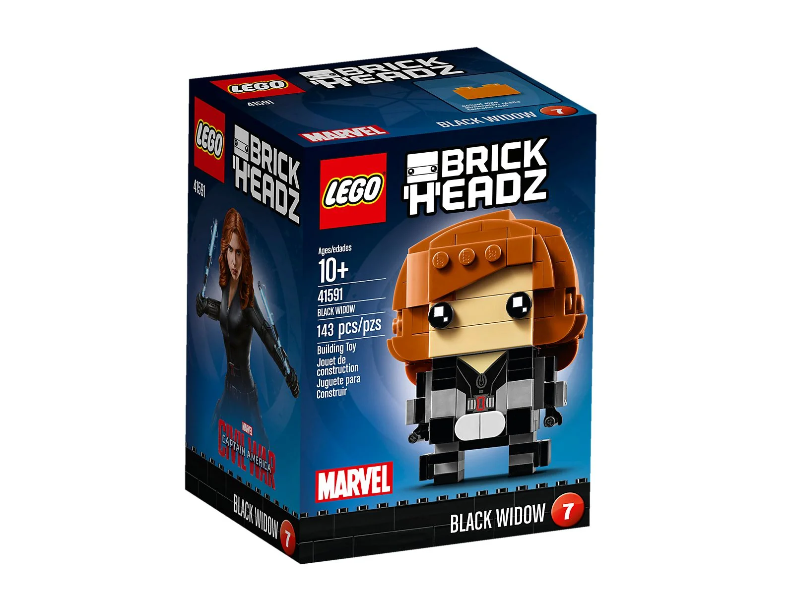 LEGO® 41591 nowy Lego BrickHeadz Czarna Wdowa Marvel Misb 2017 - zdjęcie 3