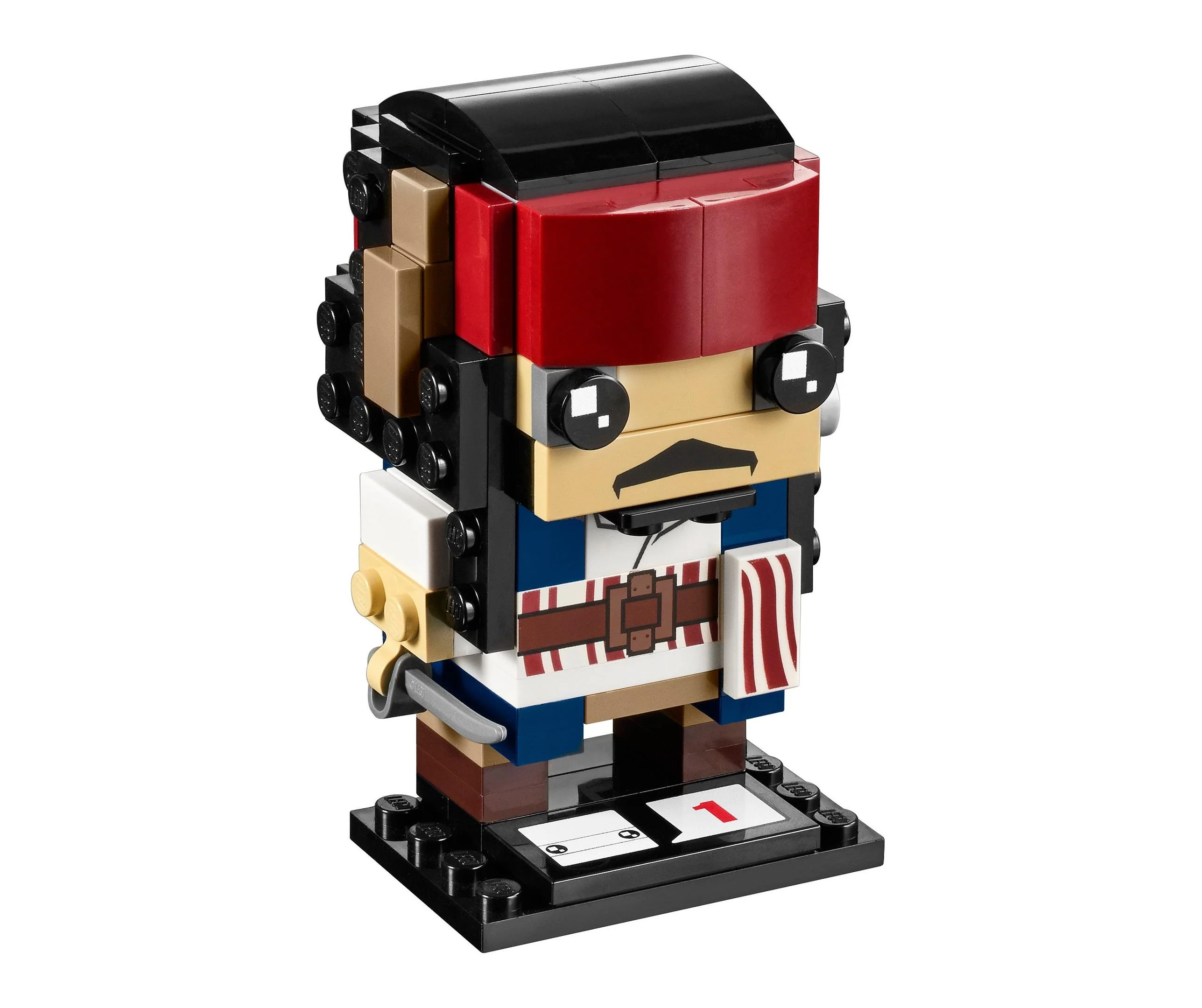 LEGO® 41593 nowy Lego BrickHeadz Kapitan Jack Sparrow Piraci z karaibów Misb 2017 - zdjęcie 4