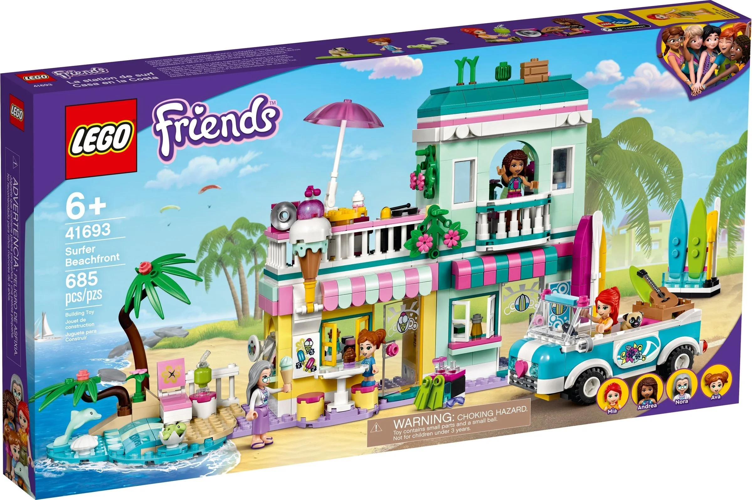 Lego Friends Nabrzeże surferów