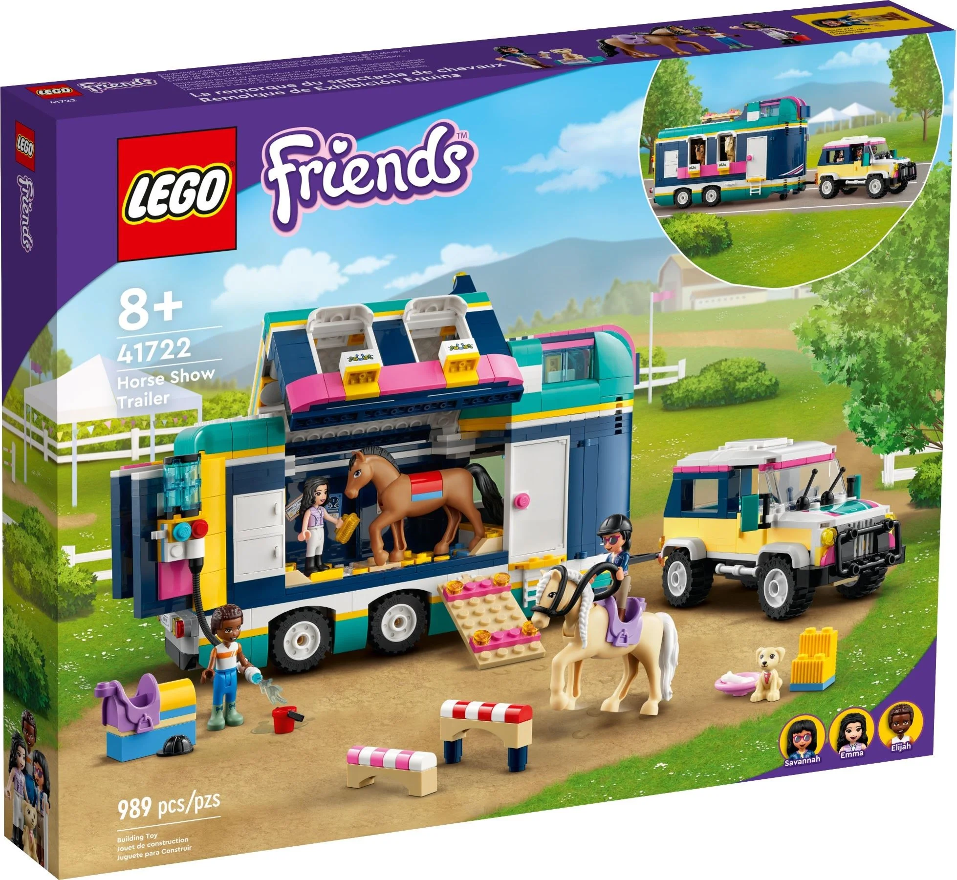 LEGO® 41722 LEGO Friends Przyczepa na wystawę koni - zdjęcie 2