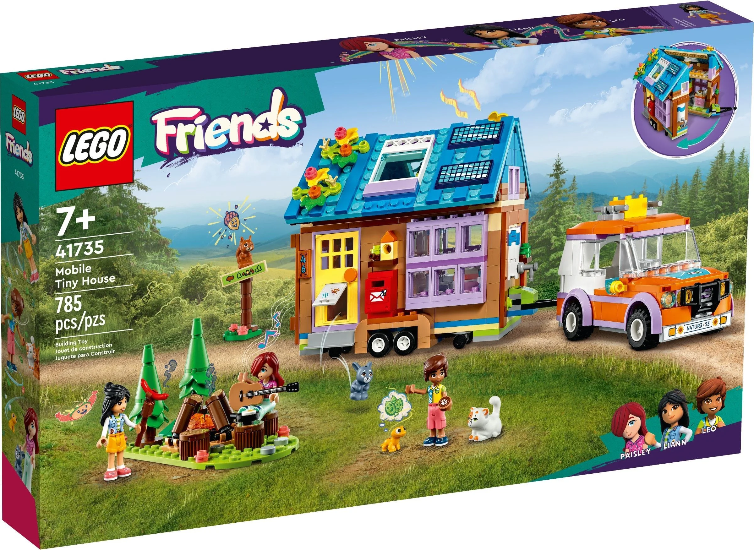 LEGO® 41735 Mobilny Domek na Kółkach z Samochodem P - zdjęcie 2