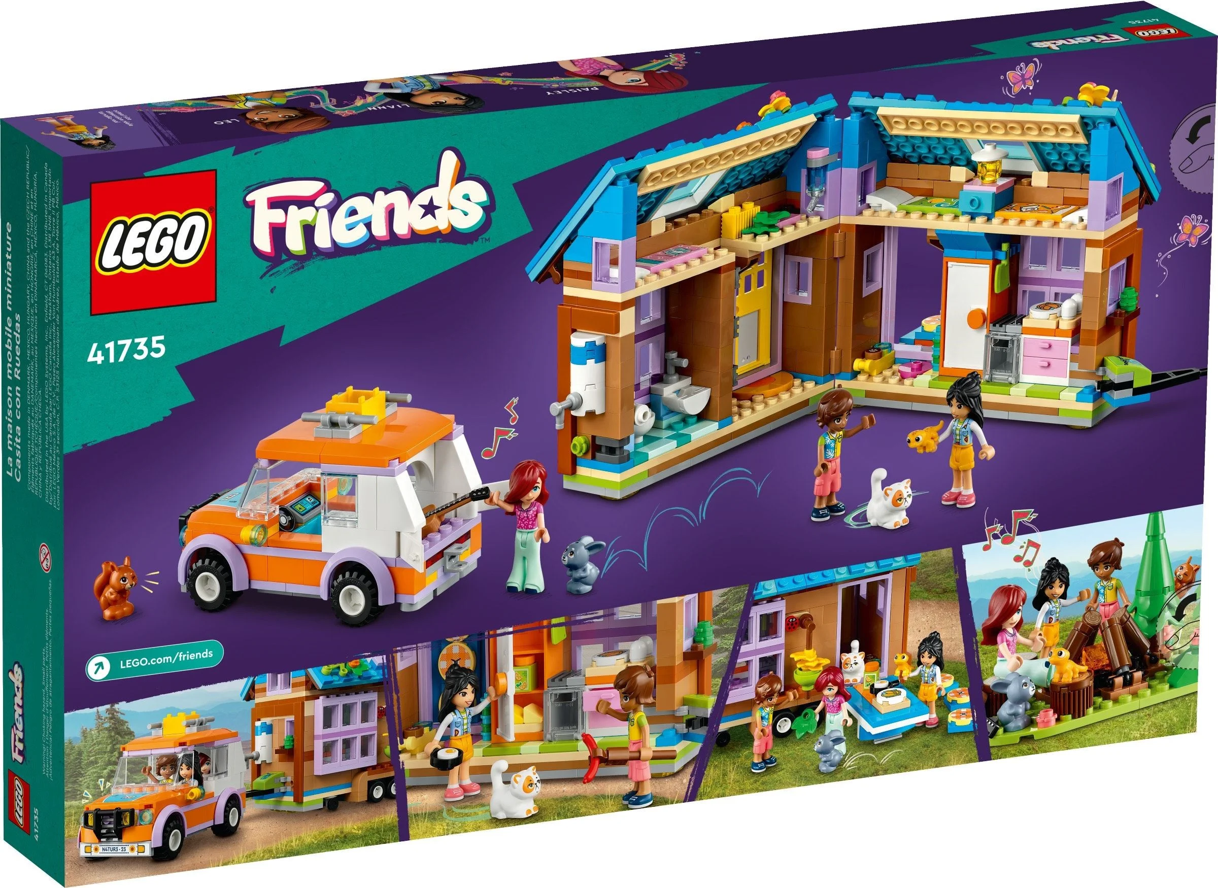 LEGO® 41735 Mobilny Domek na Kółkach z Samochodem P - zdjęcie 4