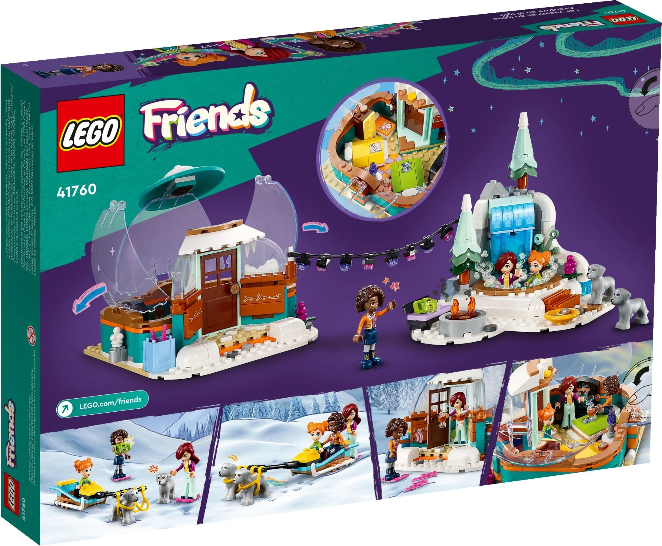 LEGO® 41760 Zimowa Przygoda w Igloo 491 El. 8 Lat+ - zdjęcie 3