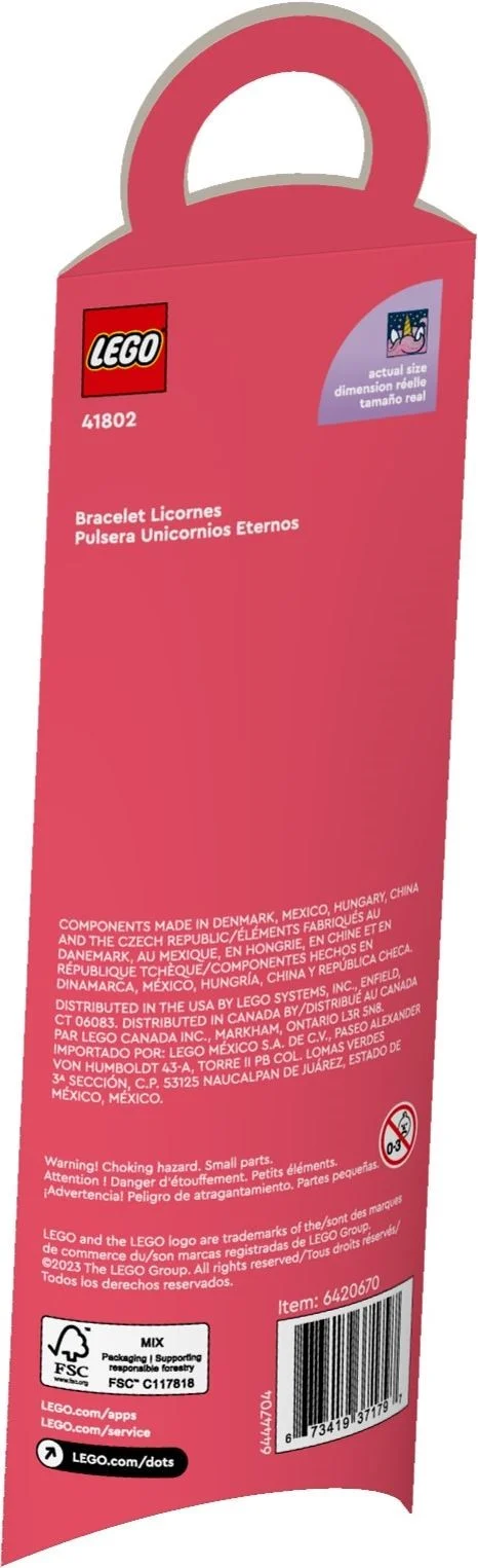 LEGO® 41802 LEGO DOTS Jednorożce rządzą - bransoletka - zdjęcie 4