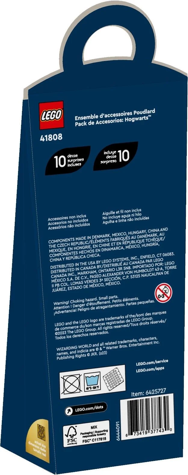 LEGO® 41808 LEGO DOTS Harry Potter Zestaw akcesoriów z Hogwartu - zdjęcie 3