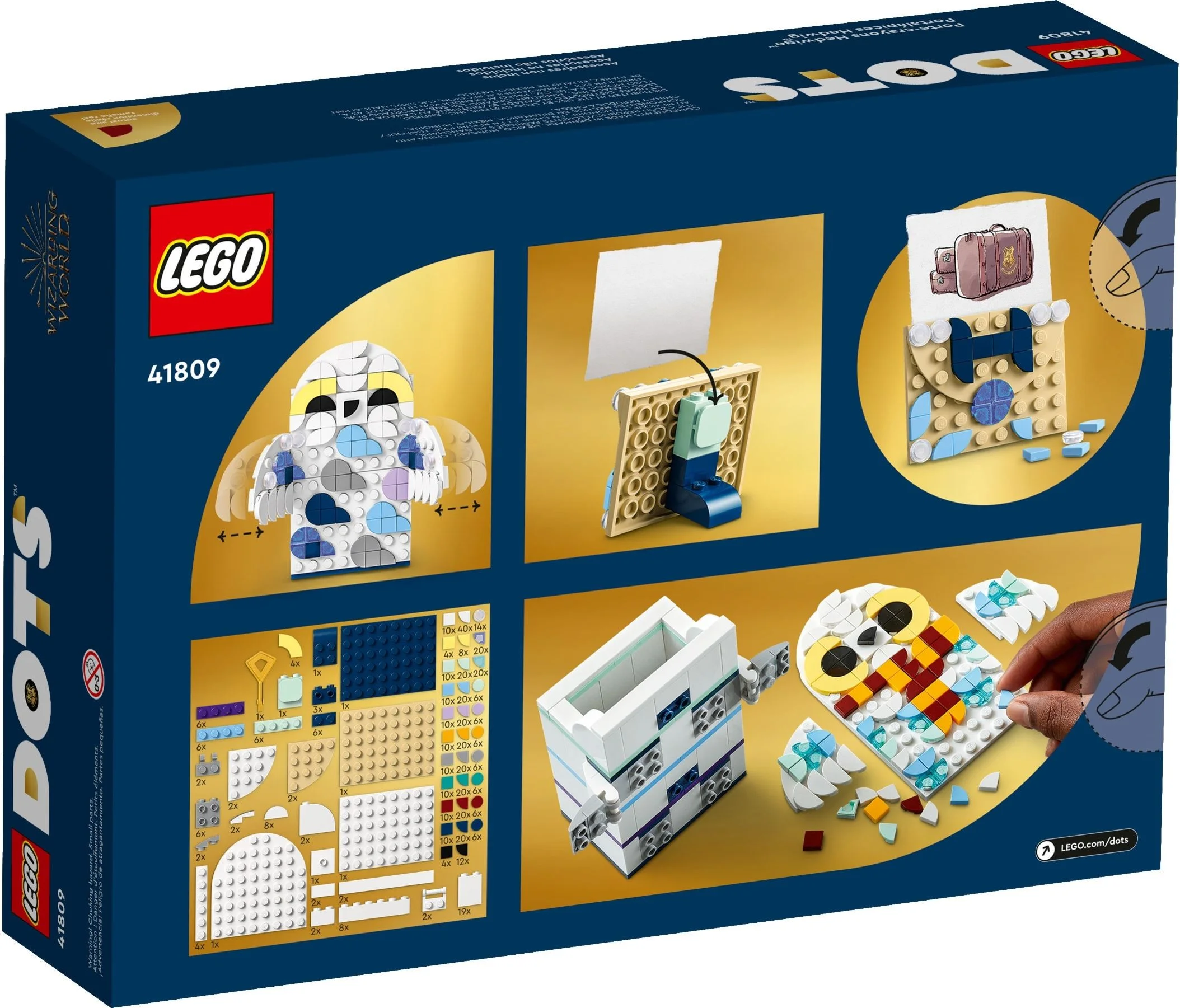 LEGO® 41809 Lego Dots Pojemnik na długopisy w kształcie Hedwigi - zdjęcie 8