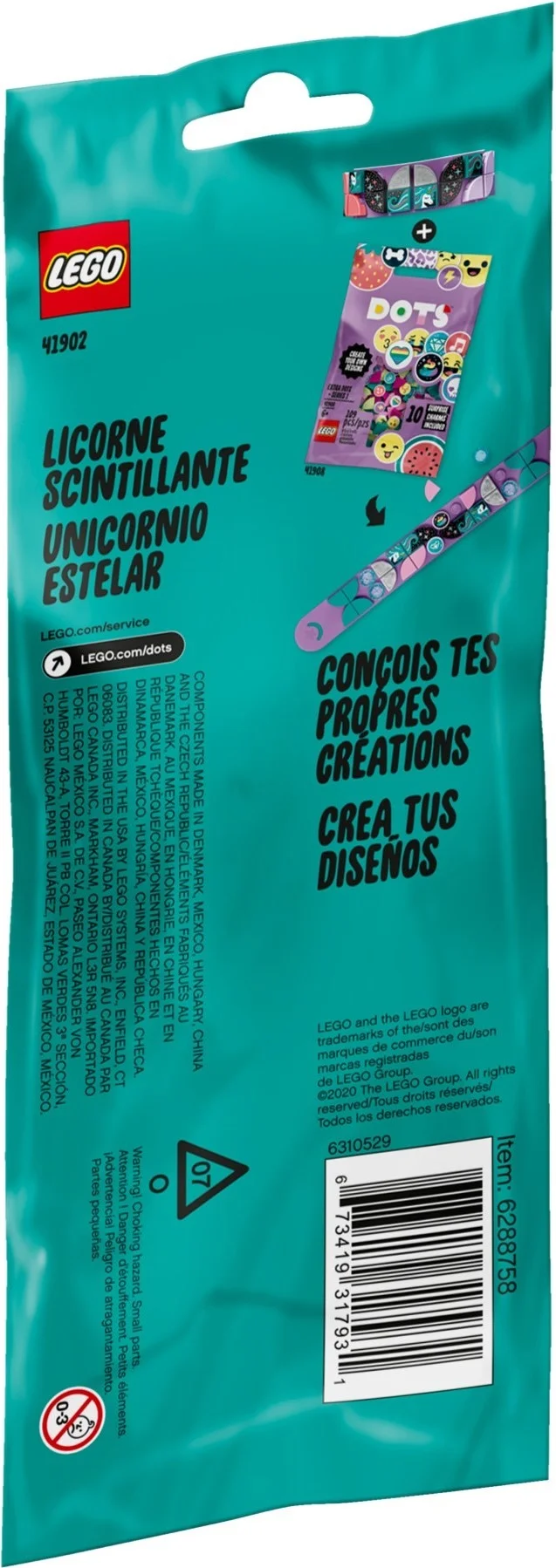 LEGO® 41902 Bransoletka z błyszczącym jednorożcem - zdjęcie 3