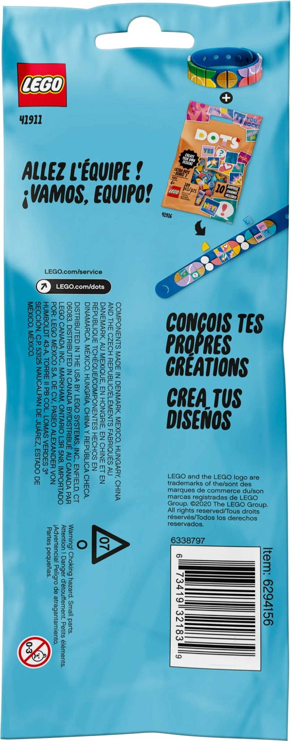 LEGO® 41911 LEGO DOTS Bransoletka sportowa - zdjęcie 5